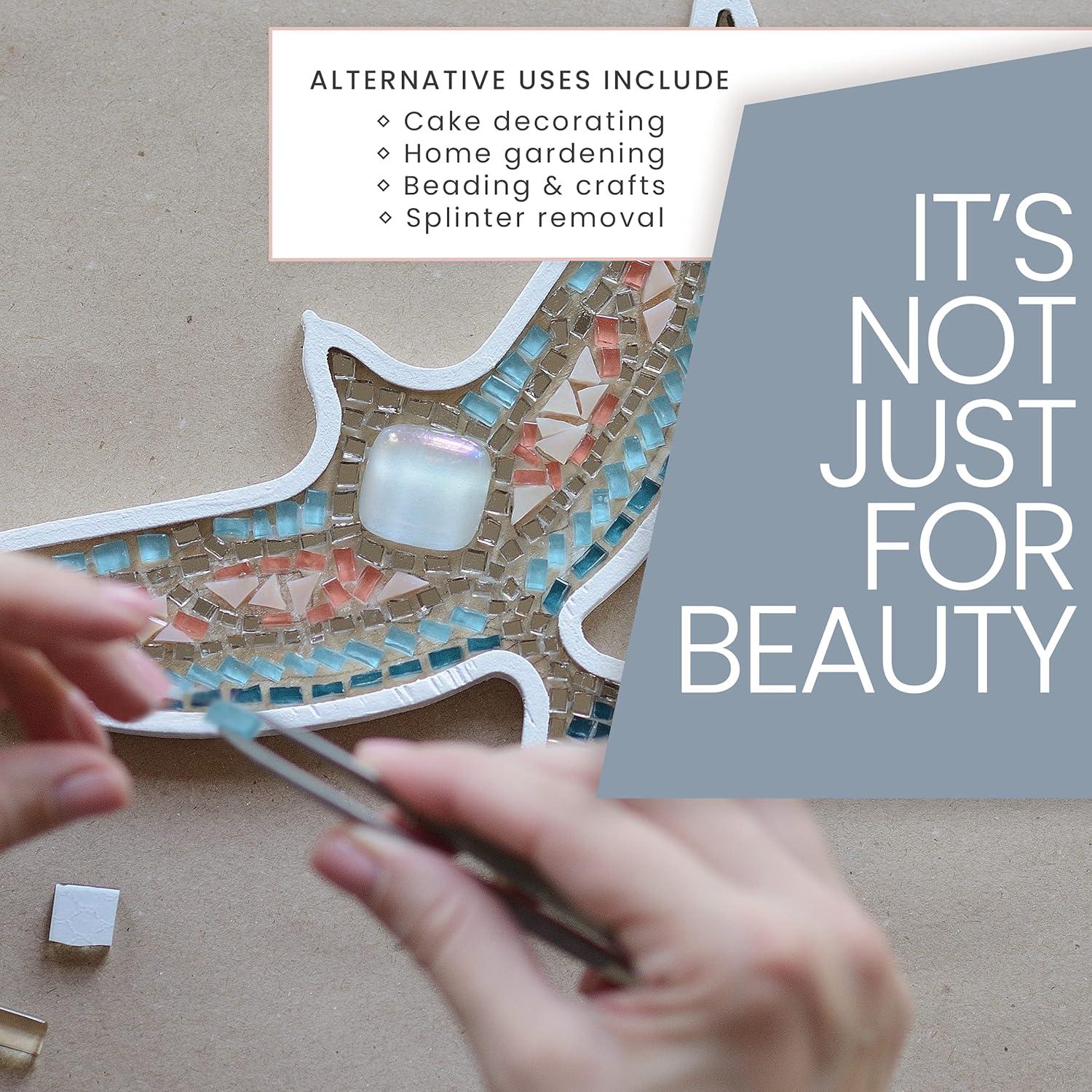 Pinzas de Precisión TWEEZER GURU - Juego de 2 Piezas Negro