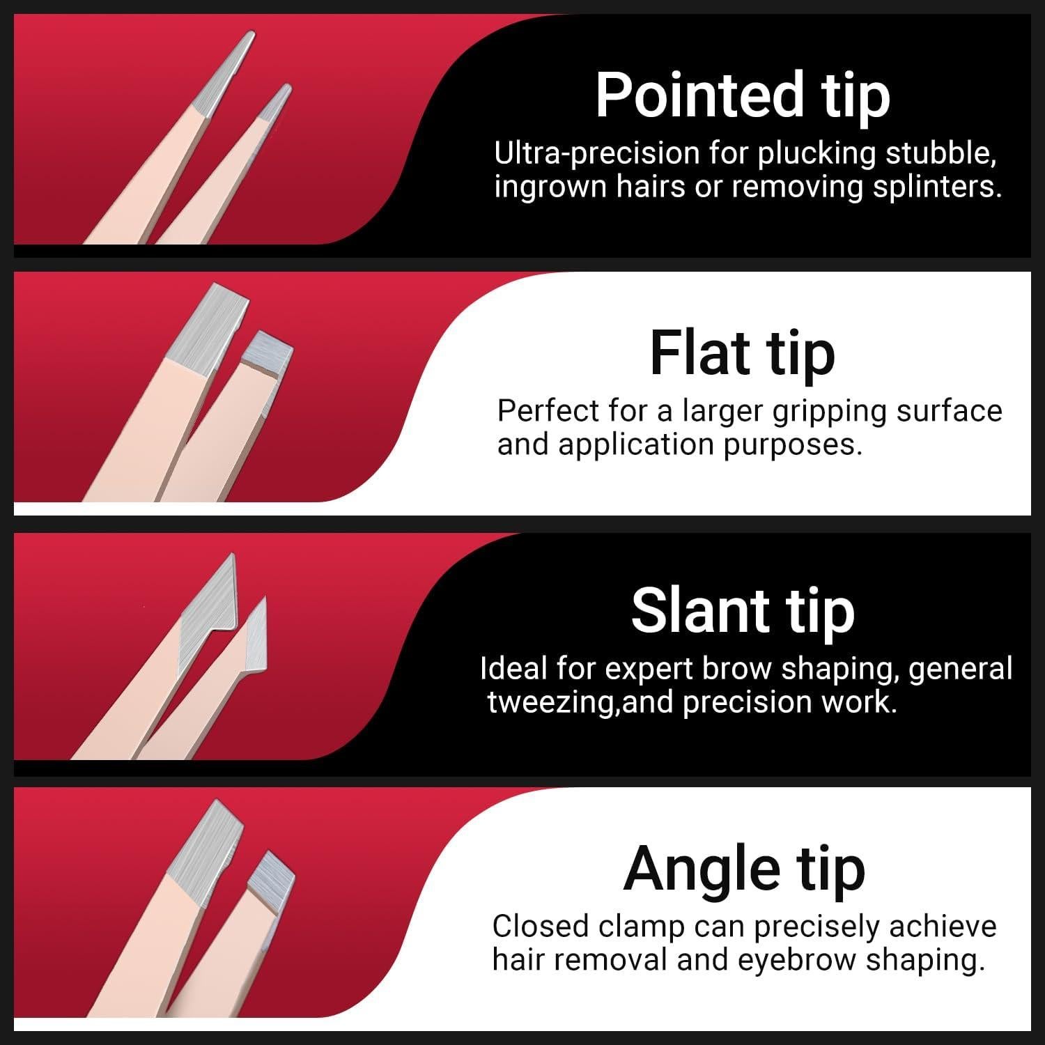 Kit de Cejas 8 en 1 TsMADDTs con Pinzas y Afeitadora