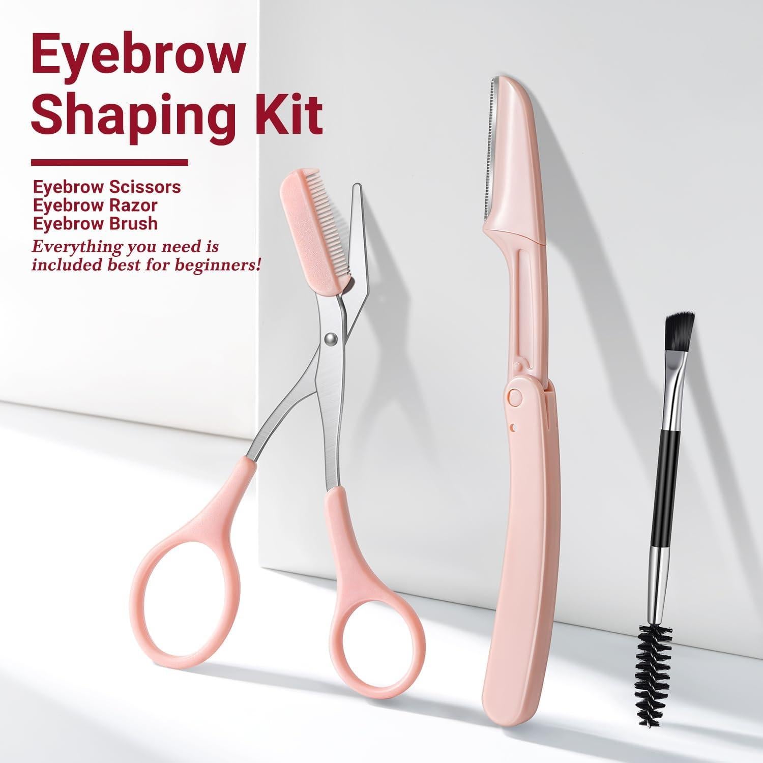 Kit de Cejas 8 en 1 TsMADDTs con Pinzas y Afeitadora