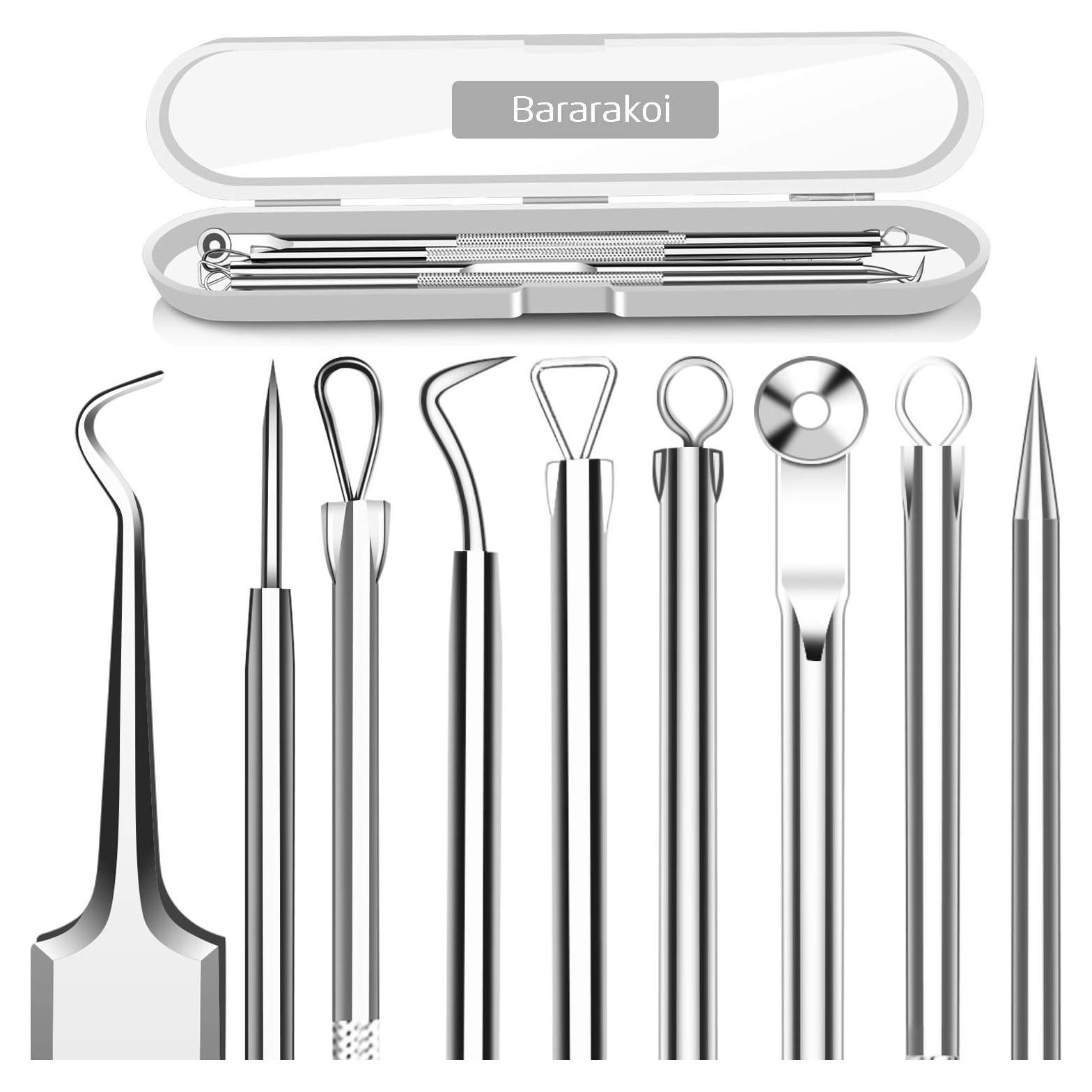 Kit Extractor de Comedones 5 Piezas Kotomotoy Acero Inoxidable