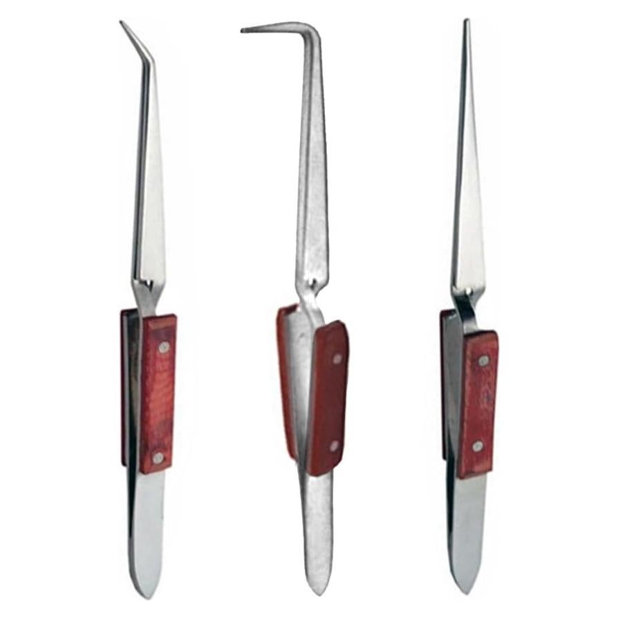 Juego de Pinzas de Soldadura LEGLO - 3 Piezas 16.5 cm y 15.2 cm