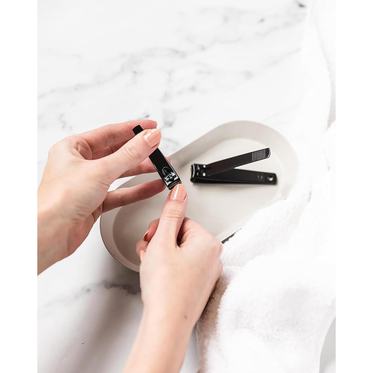 Juego de cortaúñas Amazon Basics - Cortaúñas de dedos y pies