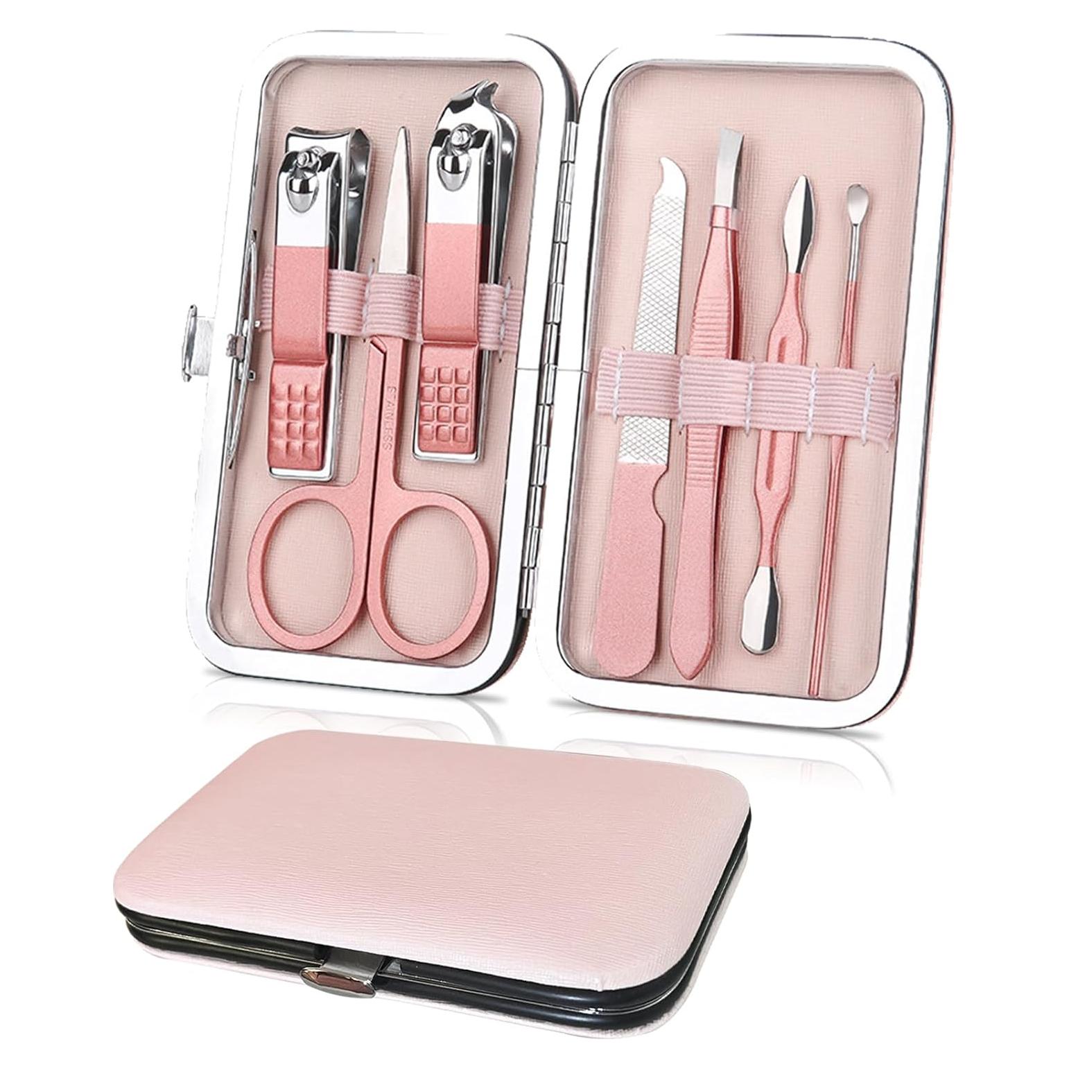 Juego de Manicura 7 en 1 WOXVM con Estuche de Viaje