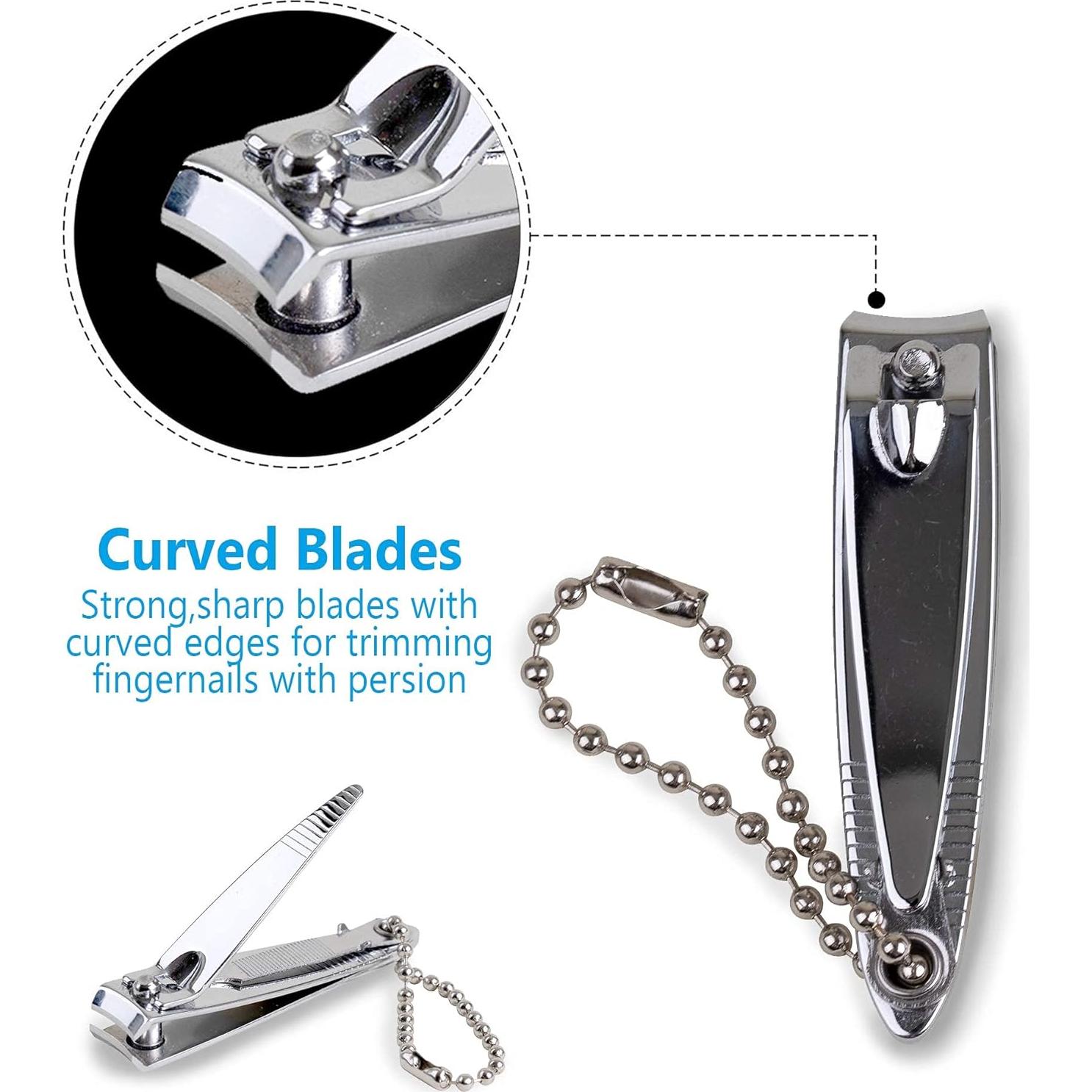 Cortadores de Uñas ZALIK Acero Inoxidable 6 Piezas