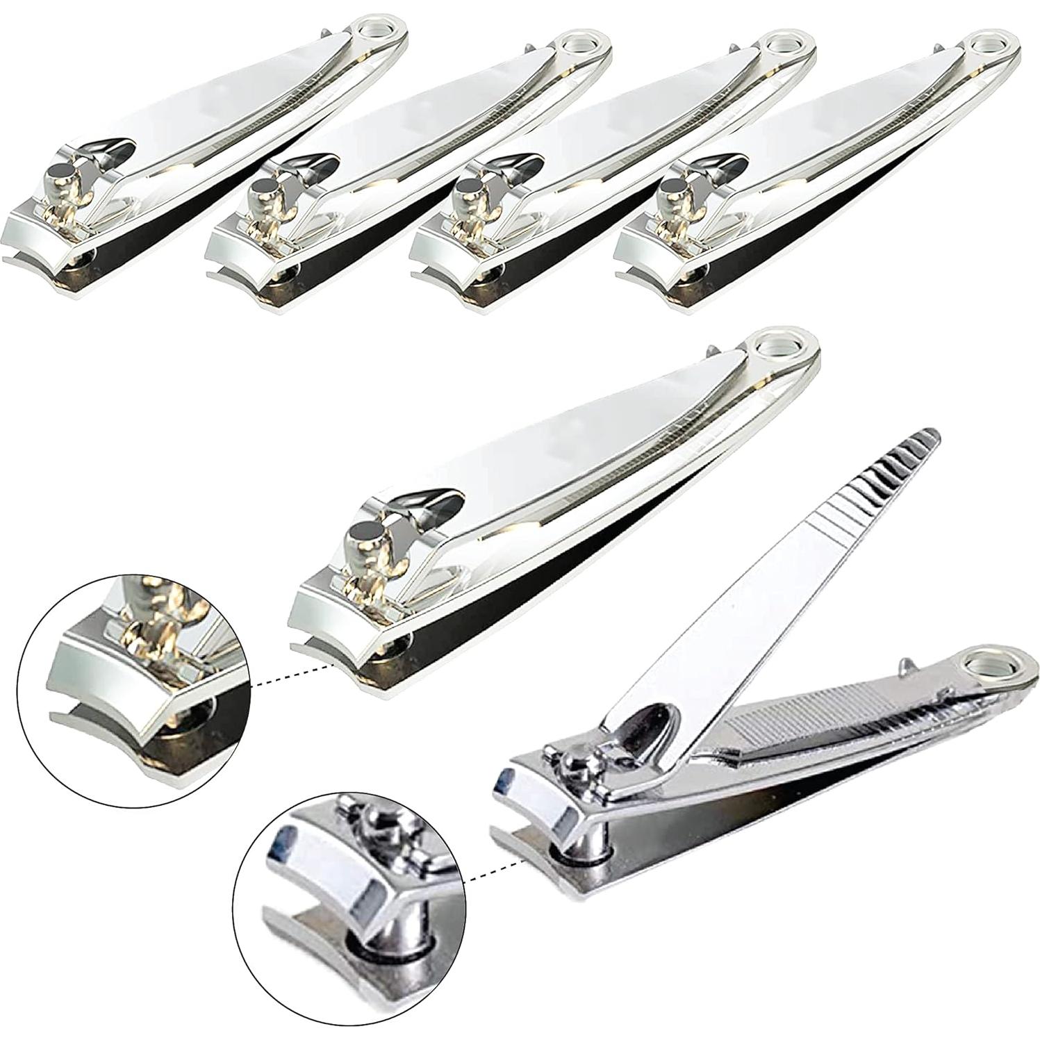 Cortadores de Uñas ZALIK Acero Inoxidable 6 Piezas