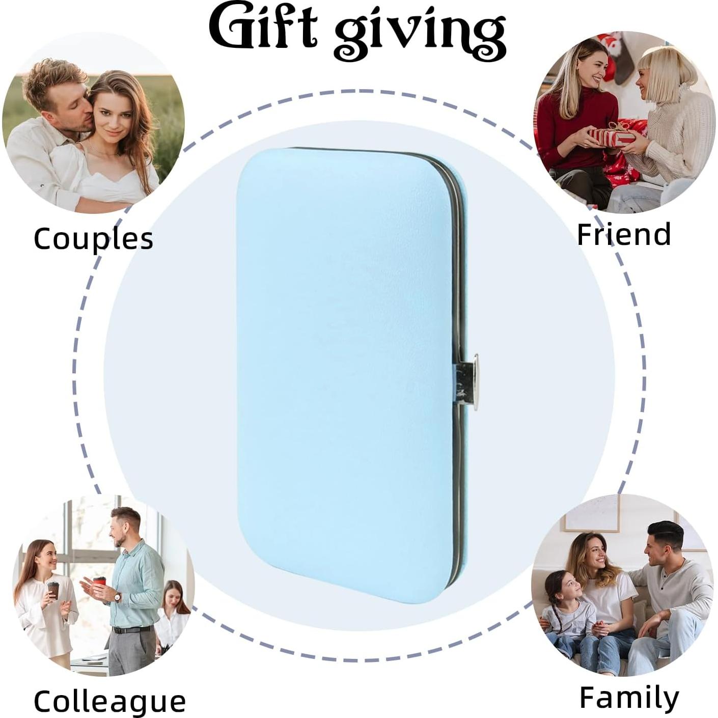 Juego de Manicura 8 en 1 RedFlow - Set Profesional Azul