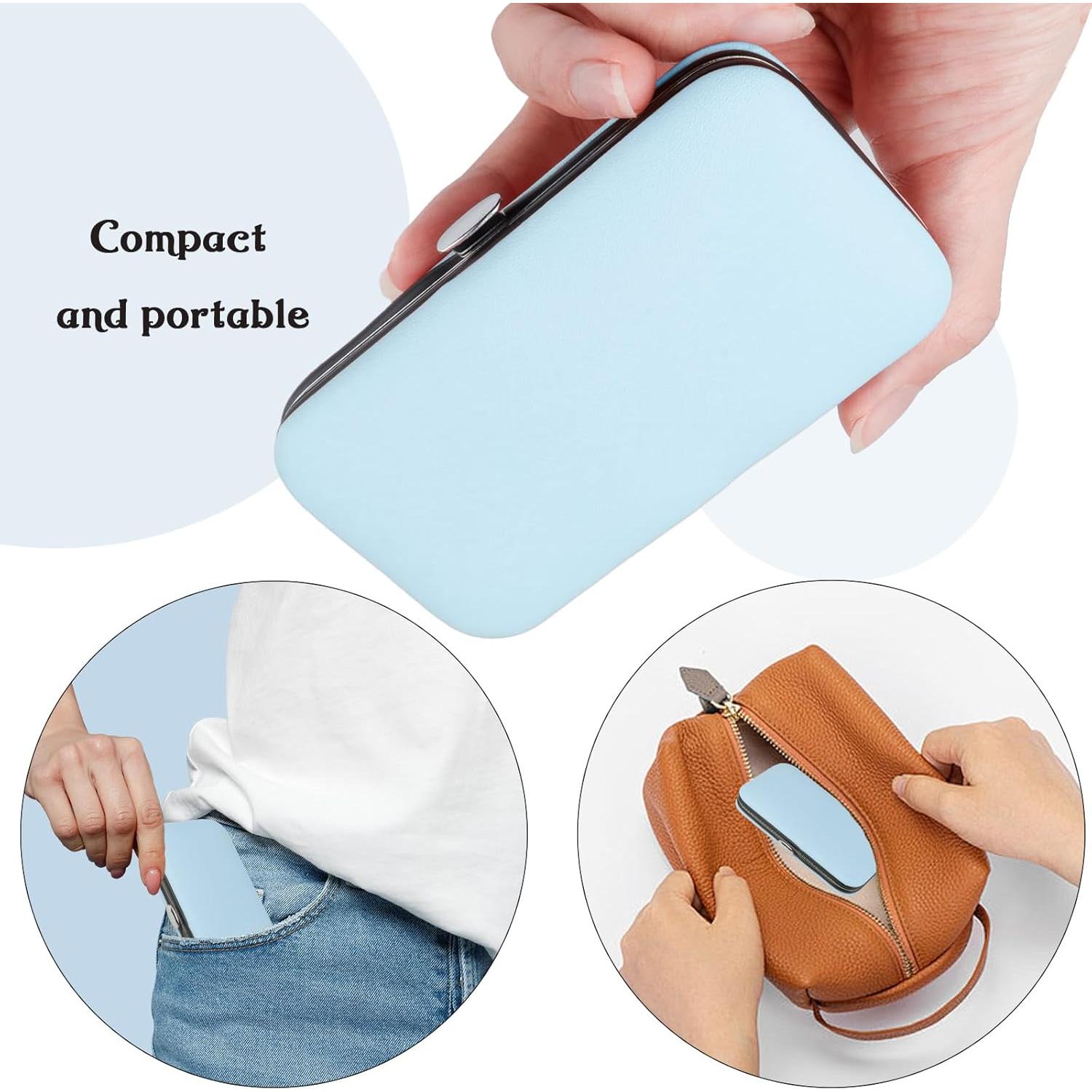 Juego de Manicura 8 en 1 RedFlow - Set Profesional Azul