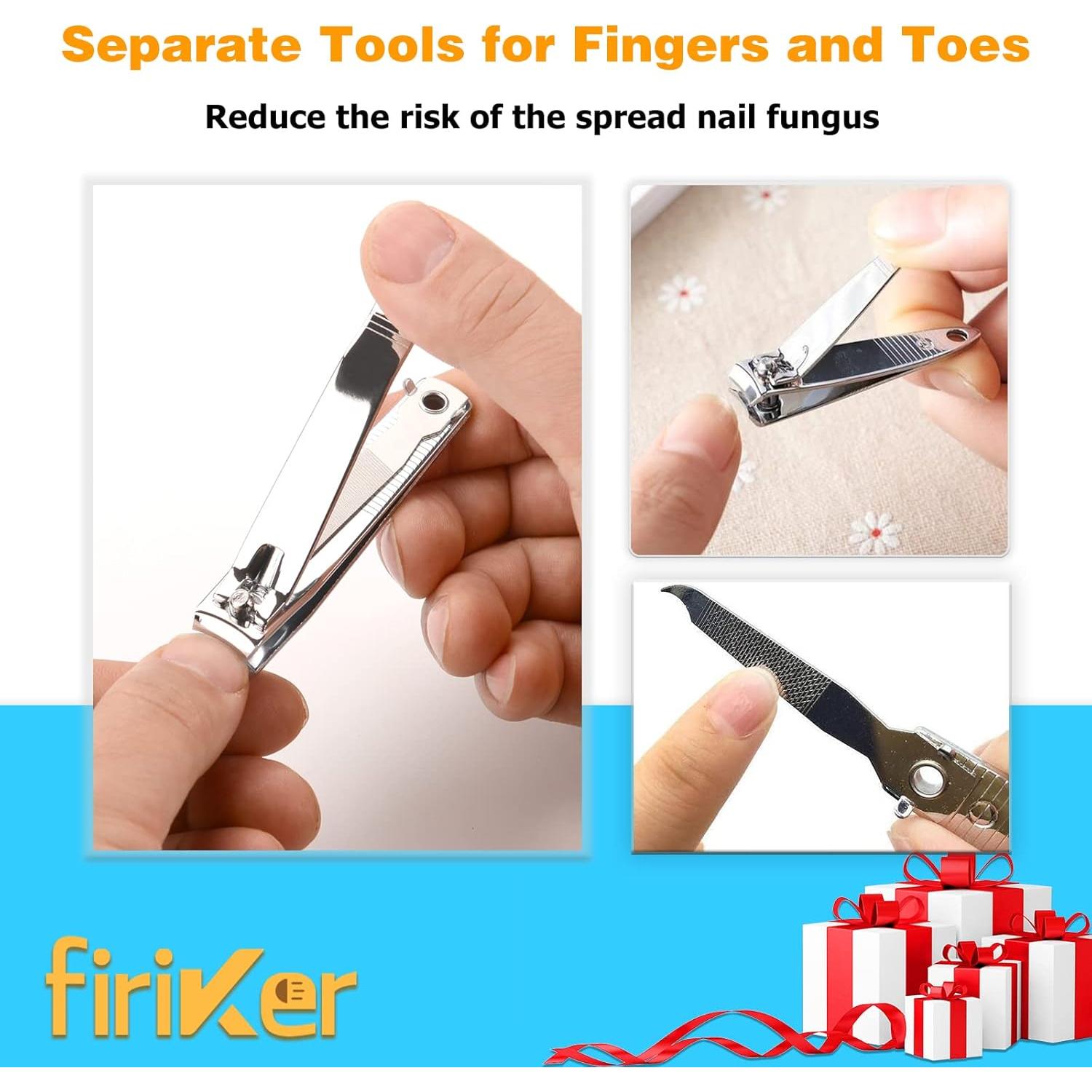 Juego de Cortauñas Acero Inoxidable PRO-AUTO Plata 7.6cm