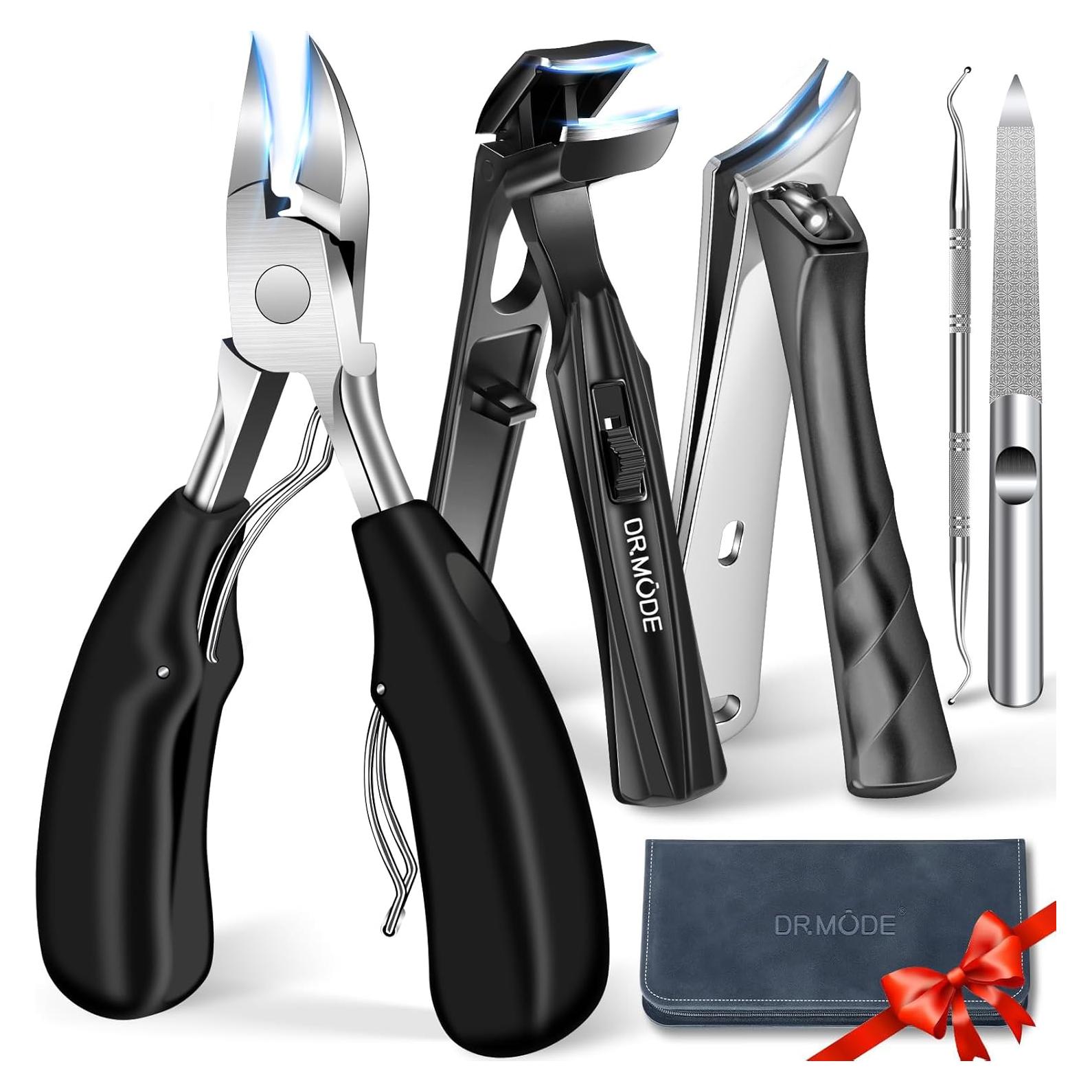 Juego de Cortauñas DRMODE 5 en 1 para Uñas Gruesas