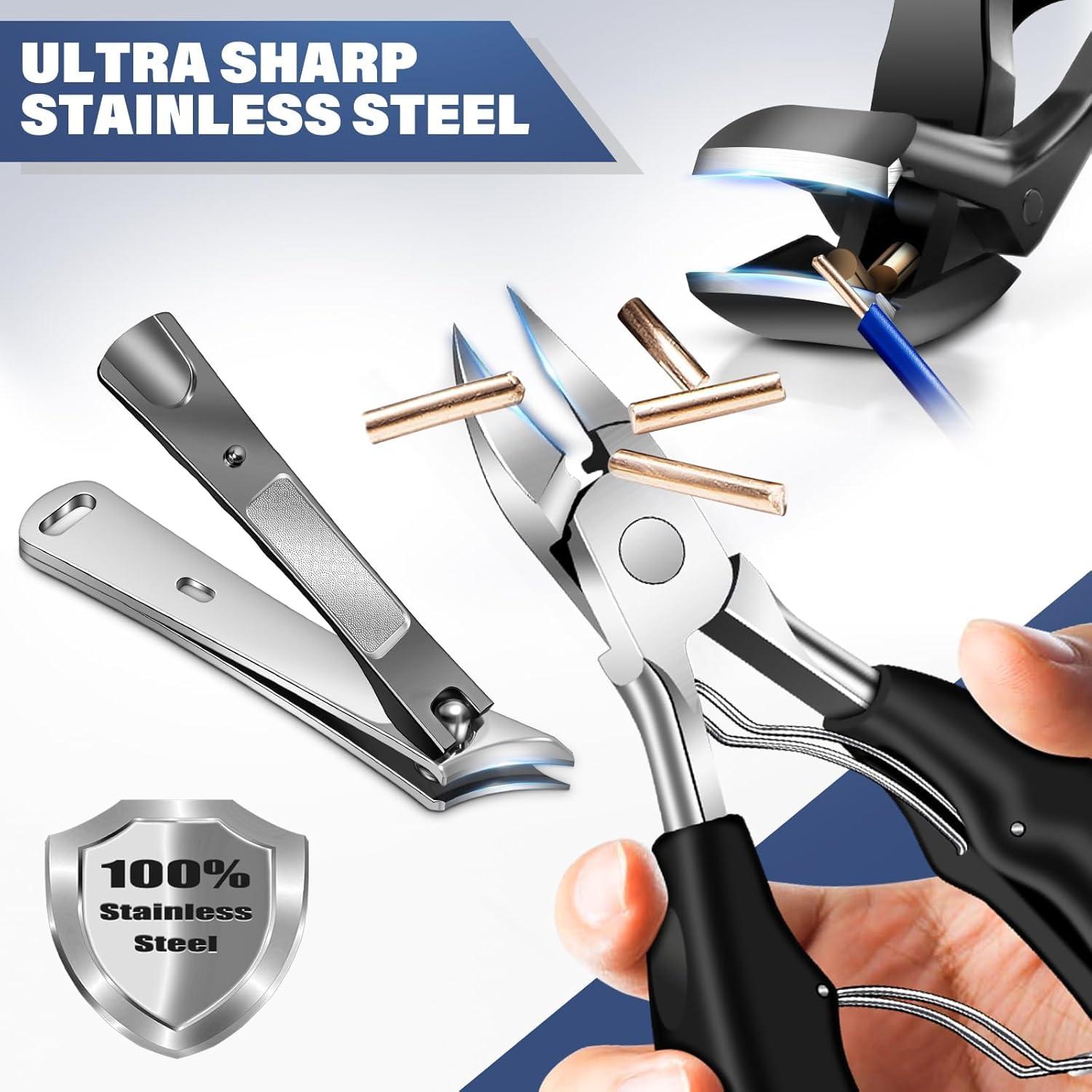 Juego de Cortauñas DRMODE 5 en 1 para Uñas Gruesas