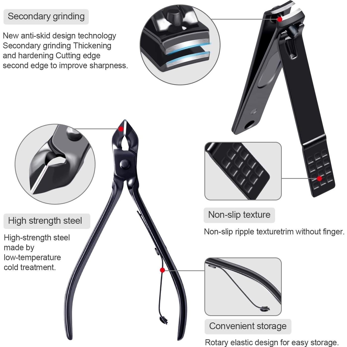 Kit de Manicura 15PCS FIXBODY - Cortauñas y Herramientas