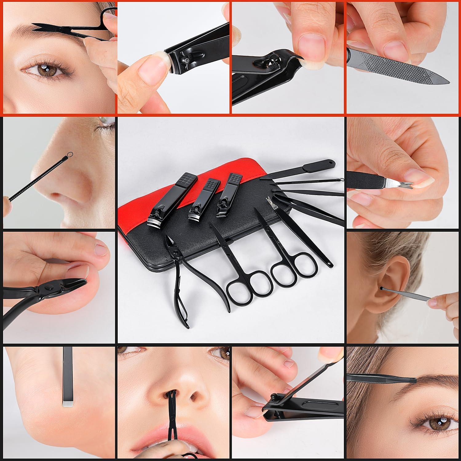 Kit de Manicura y Pedicura 12 Piezas Mastaking Acero Inoxidable