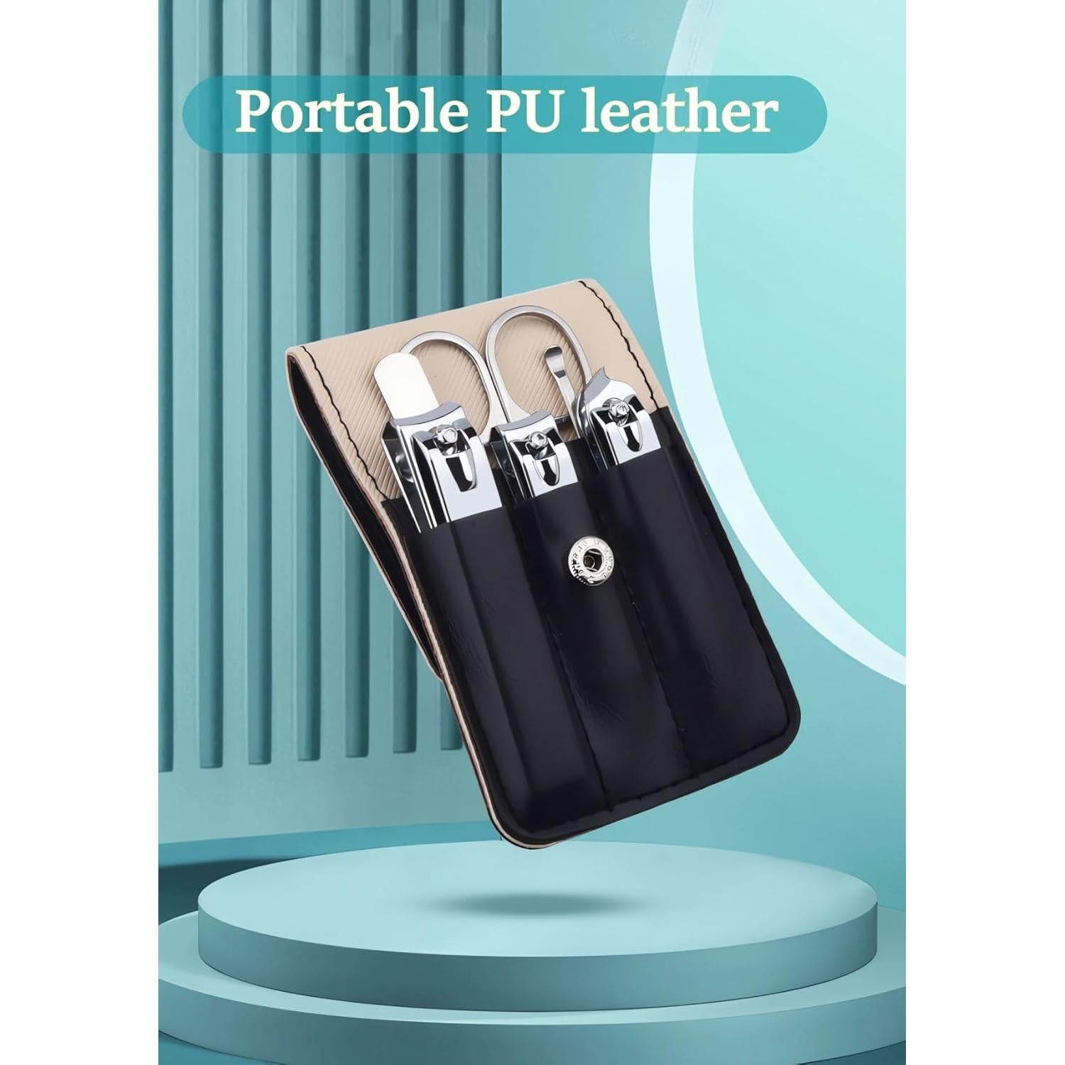 Juego de Cortauñas NEMIBAD 6 Piezas Acero Inoxidable Viaje