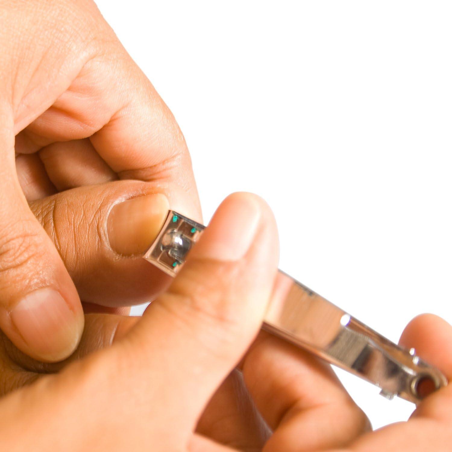 Set de 12 Cortauñas de Acero Inoxidable Bememo Plata