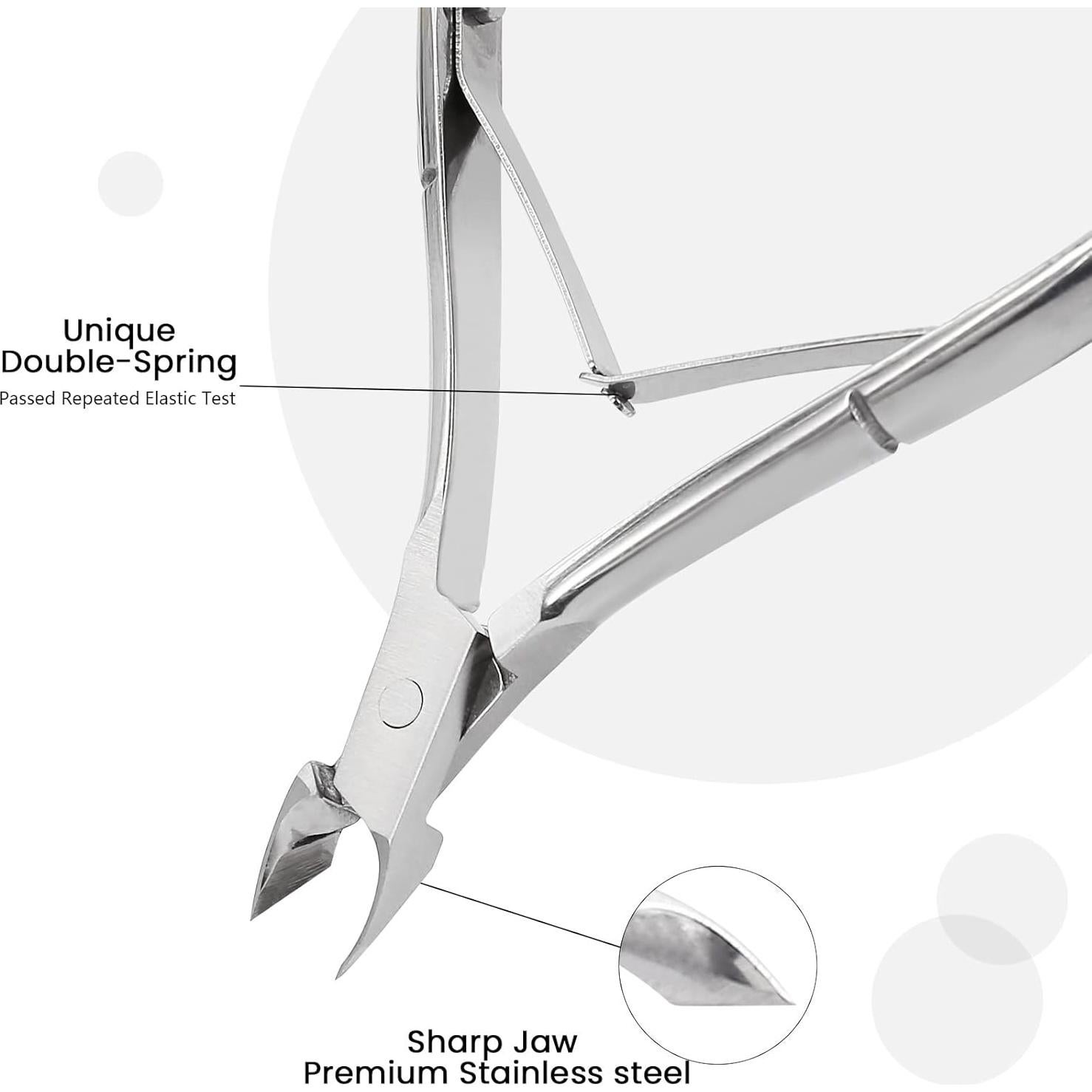 Cortador de Cutículas WanJiaXinHui Acero Inoxidable Plata