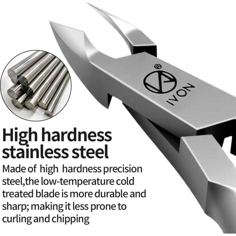 Cortador de Cutículas IVON Acero Inoxidable Profesional 130g