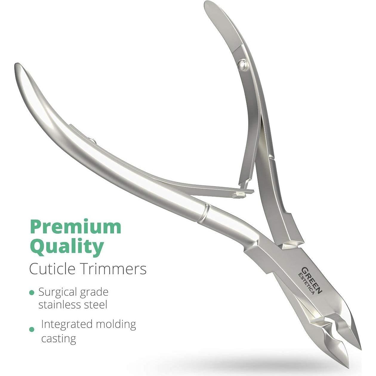 Cortador de Cutículas Profesional Acero Inoxidable Plata