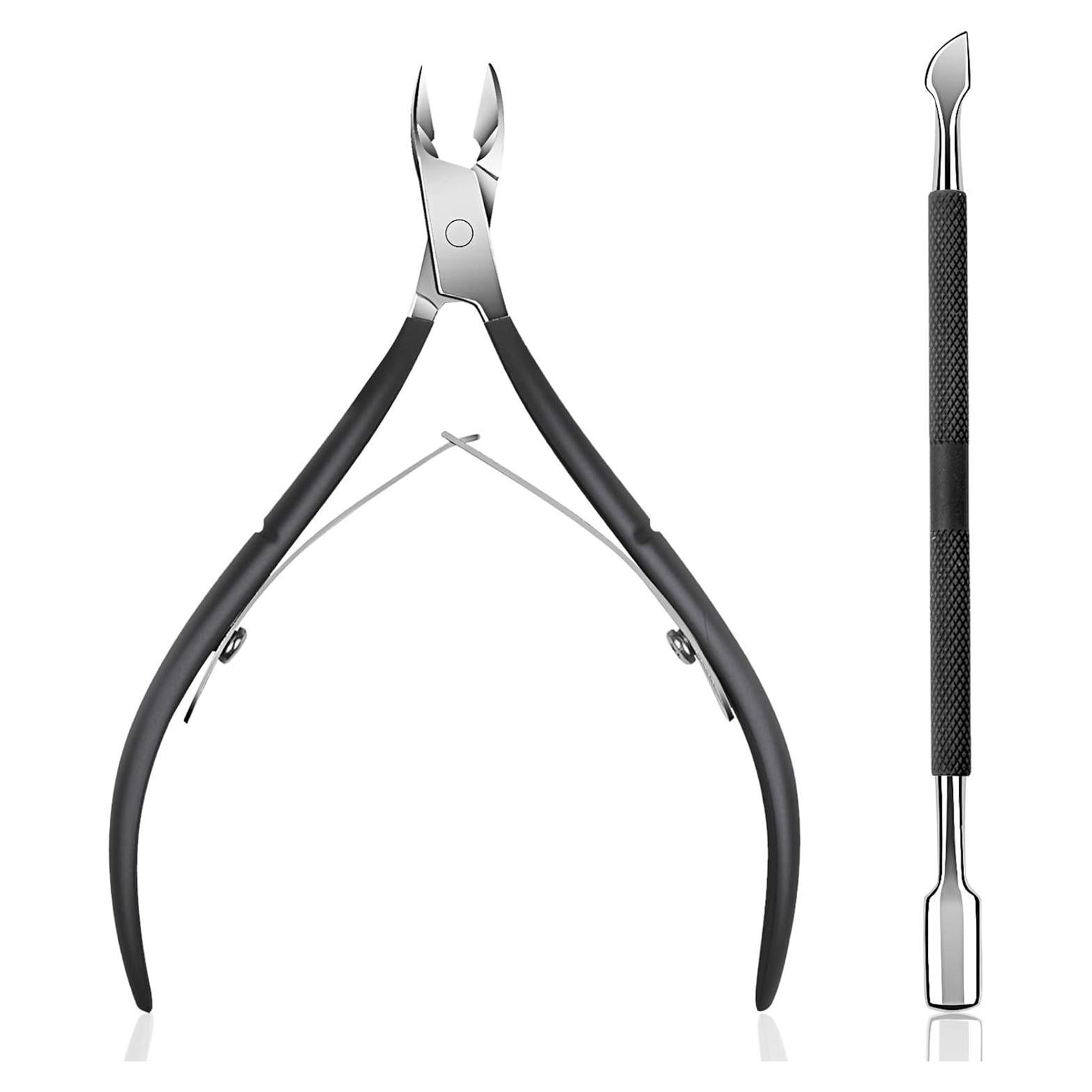 Cortador y Empujador de Cutículas Ejiubas Acero Inoxidable