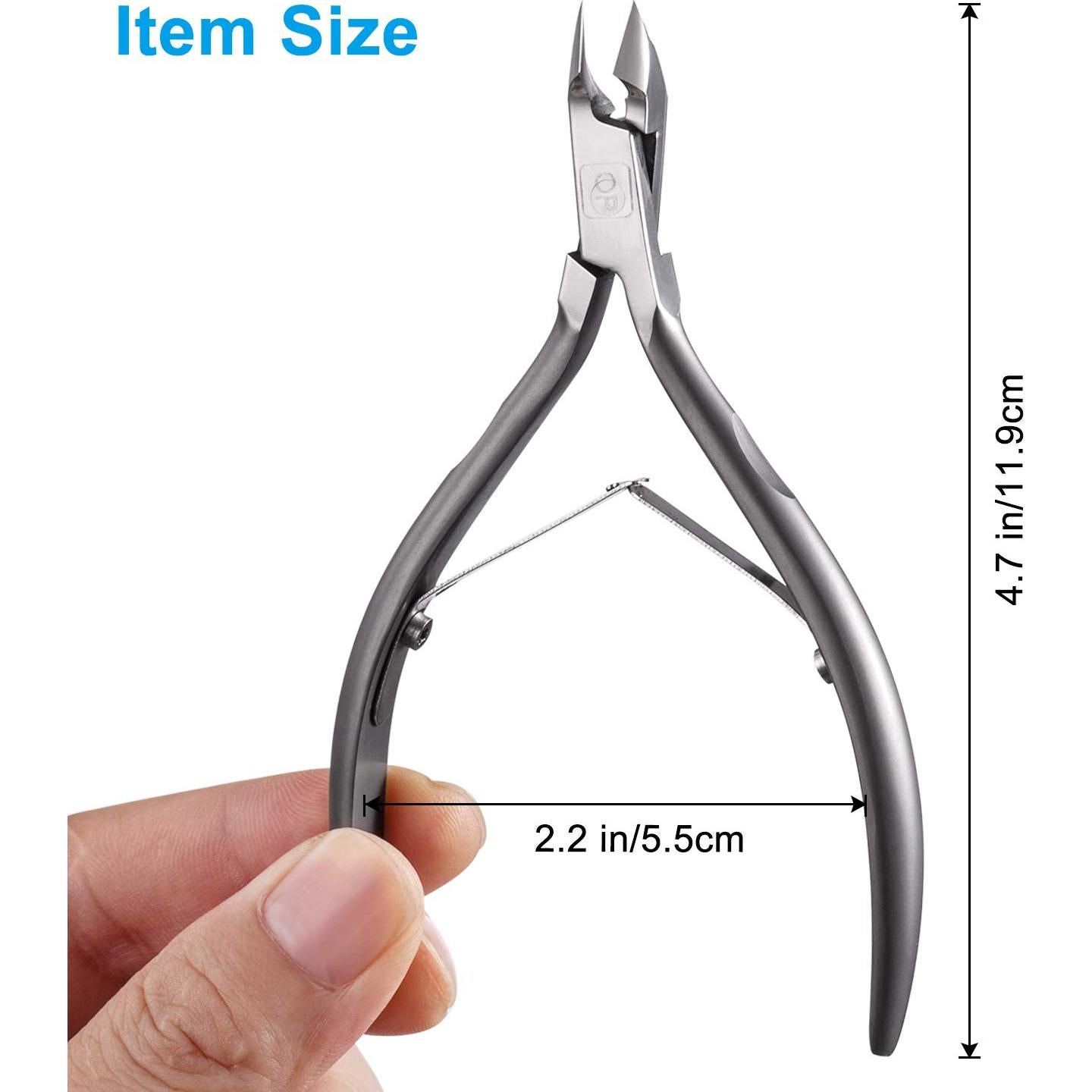 Cortador de Cutículas opove X7 Acero Inoxidable Gris Espacial
