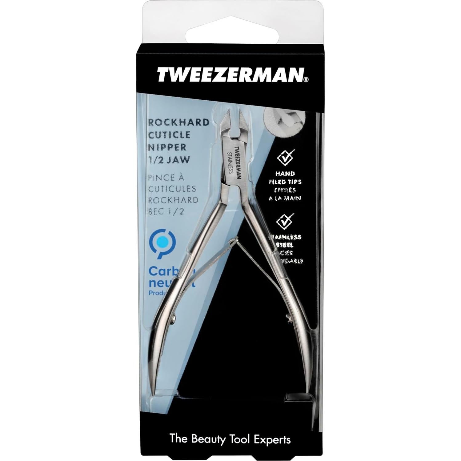 Cortaúñas de Cutícula Tweezerman Rockhard Acero Inoxidable