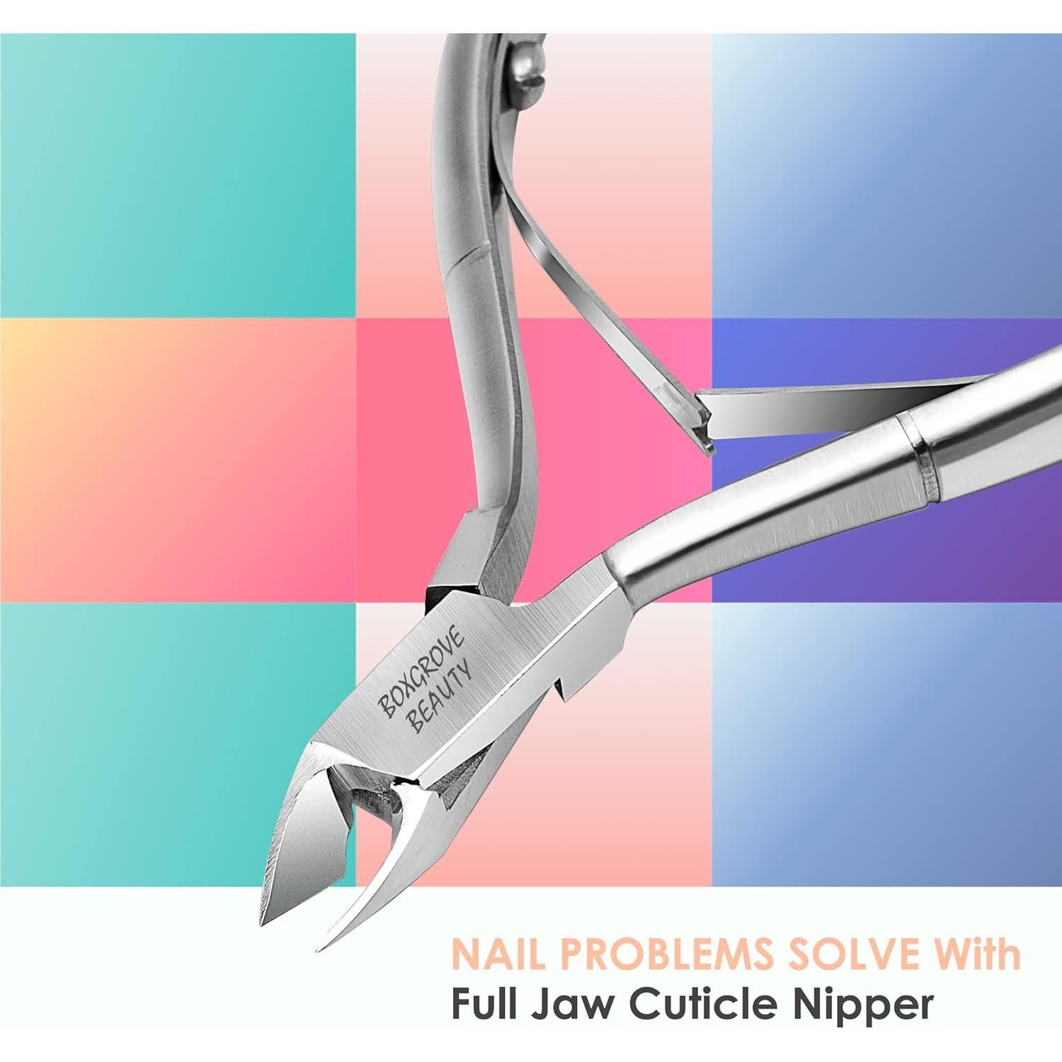 Cortador de Cutículas BOXGROVE Beauty Acero Inoxidable 10cm