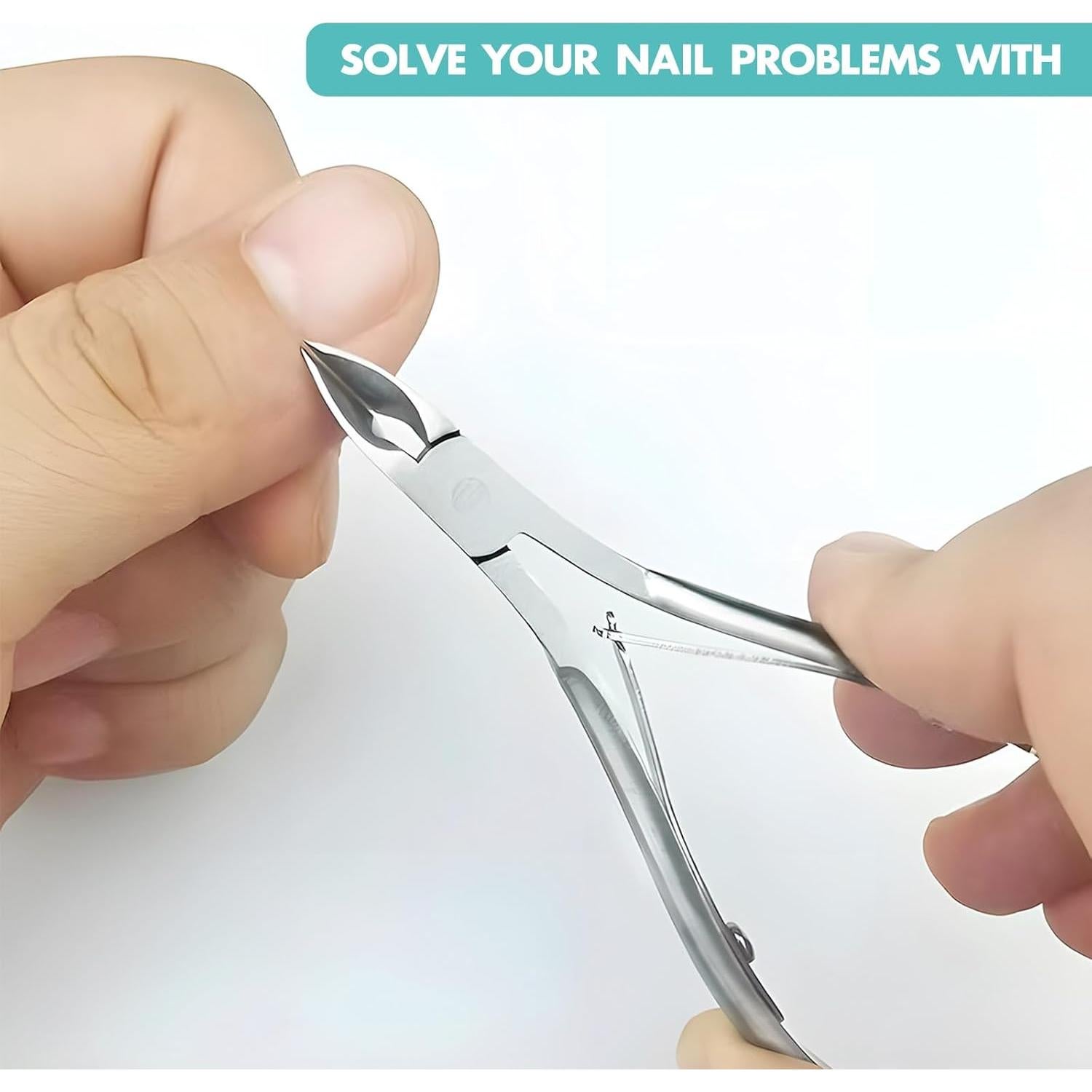 Cortador de Cutículas Profesional Kootinn Acero Inoxidable 9.5 cm