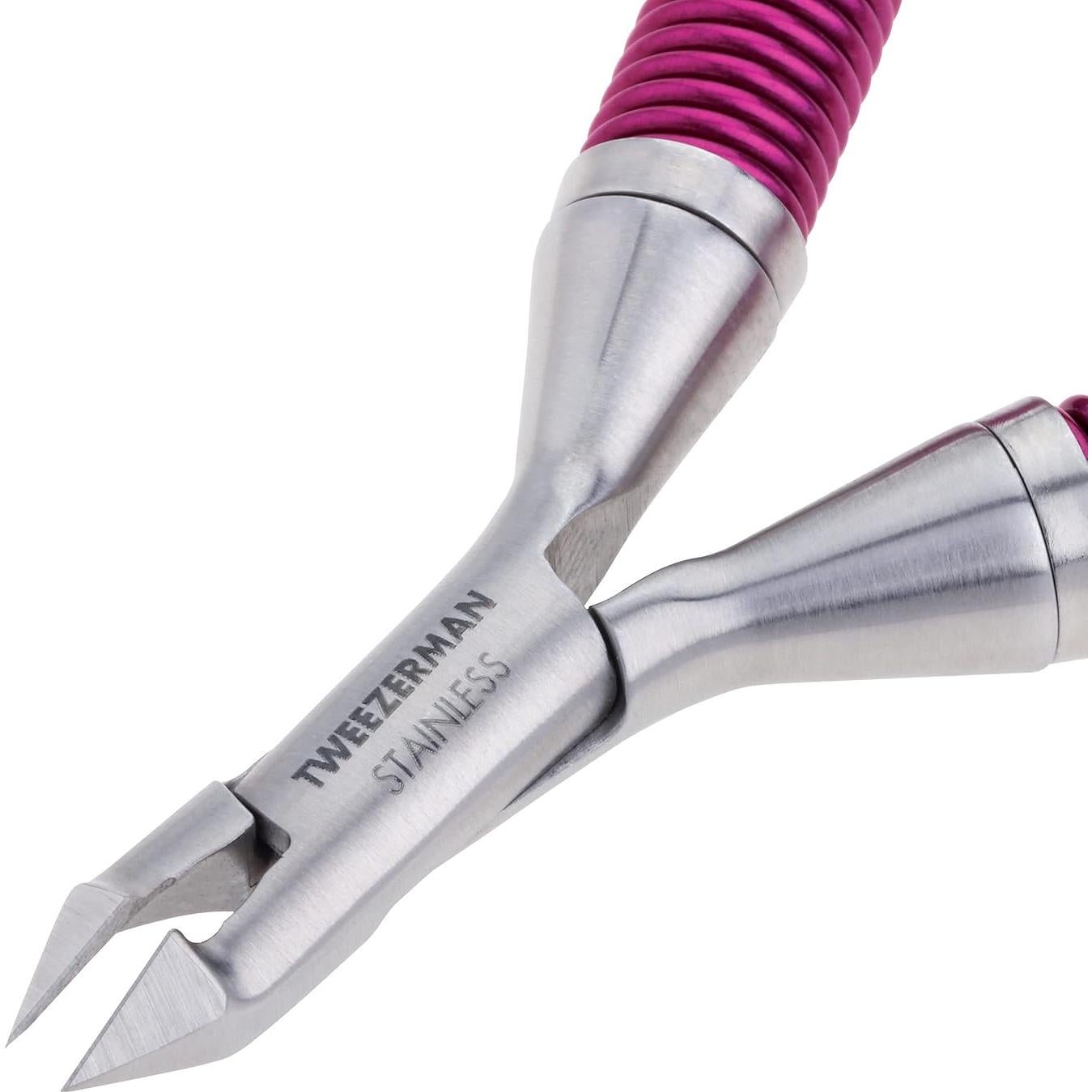 Cortador de Cutículas Tweezerman Grip & Snip 6.35 cm Azul/Rosa