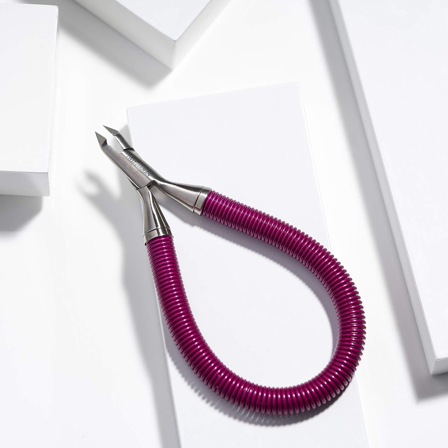 Cortador de Cutículas Tweezerman Grip & Snip 6.35 cm Azul/Rosa