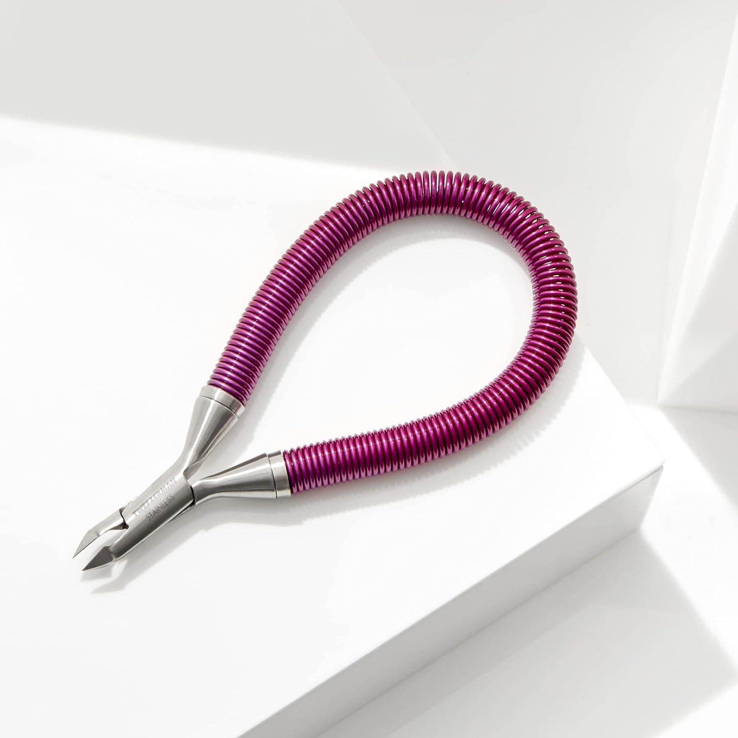 Cortador de Cutículas Tweezerman Grip & Snip 6.35 cm Azul/Rosa