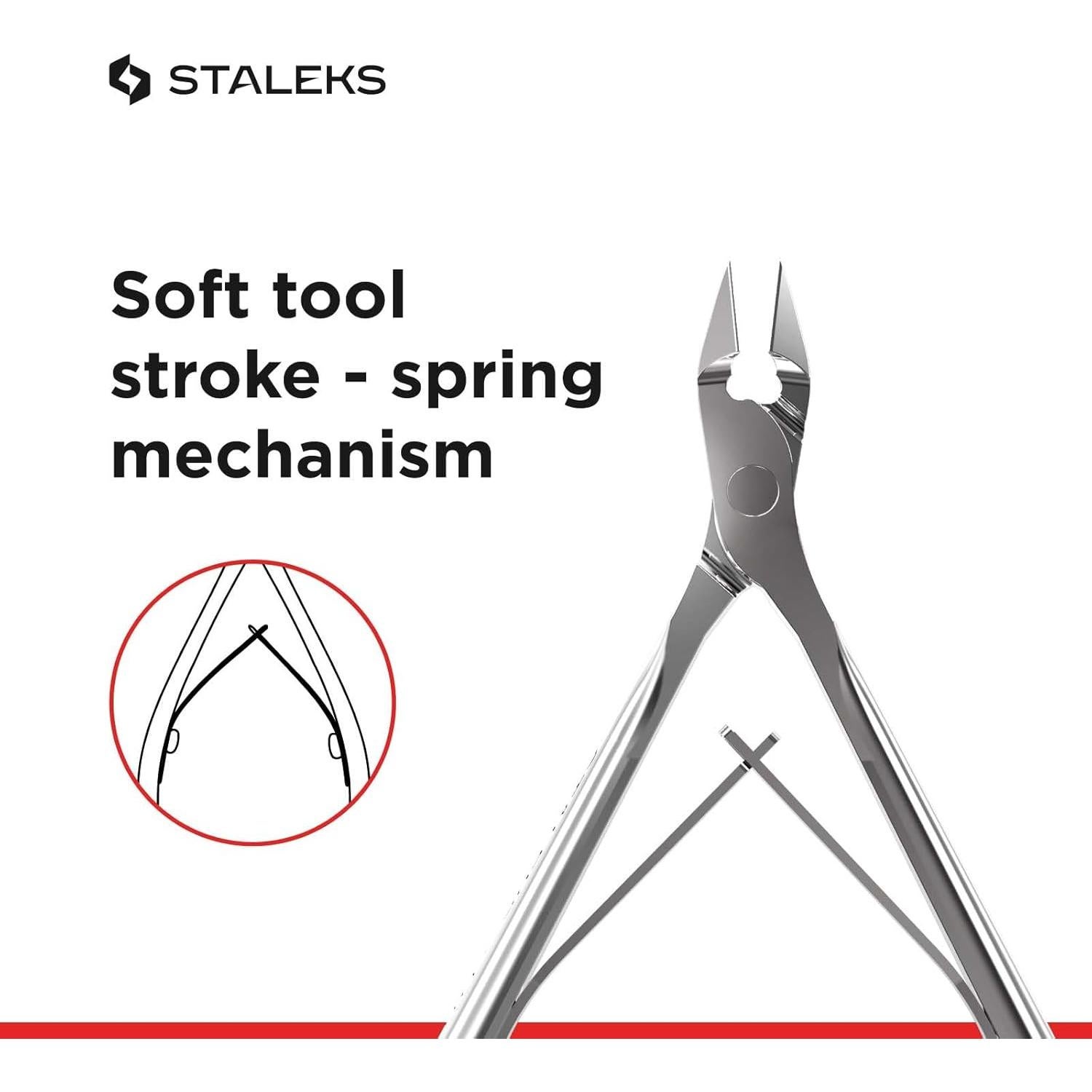Cortador de Cutículas Staleks NC-10-8mm Acero Inoxidable