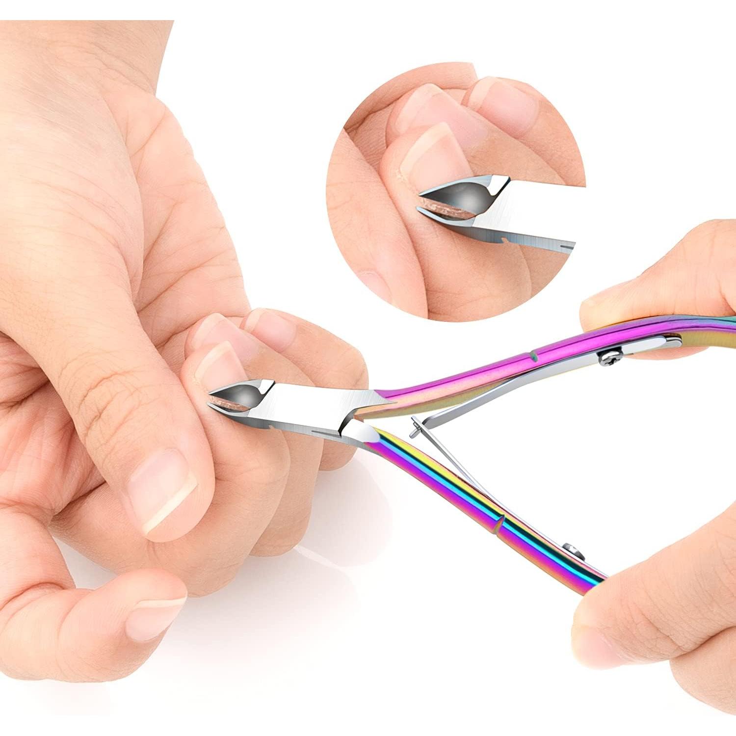 Cortadores de Cutículas Awpeye Acero Inoxidable 4 Piezas