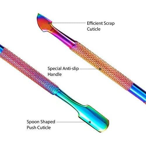 Cortador de Cutículas Easkep Acero Inoxidable Arcoíris 15.8cm