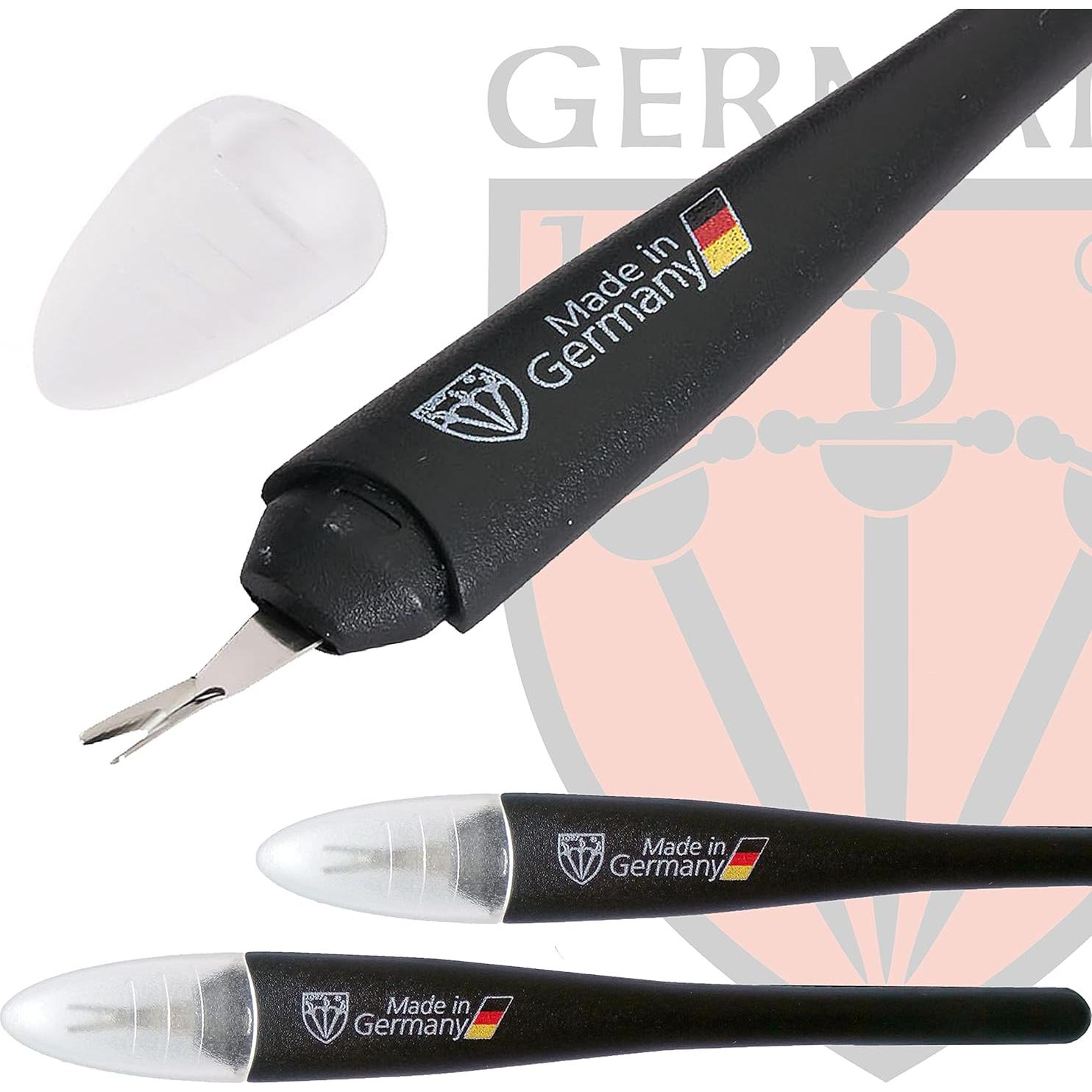 Cuchillo de Cutícula 3 Espadas Alemania - 2 Piezas Profesional