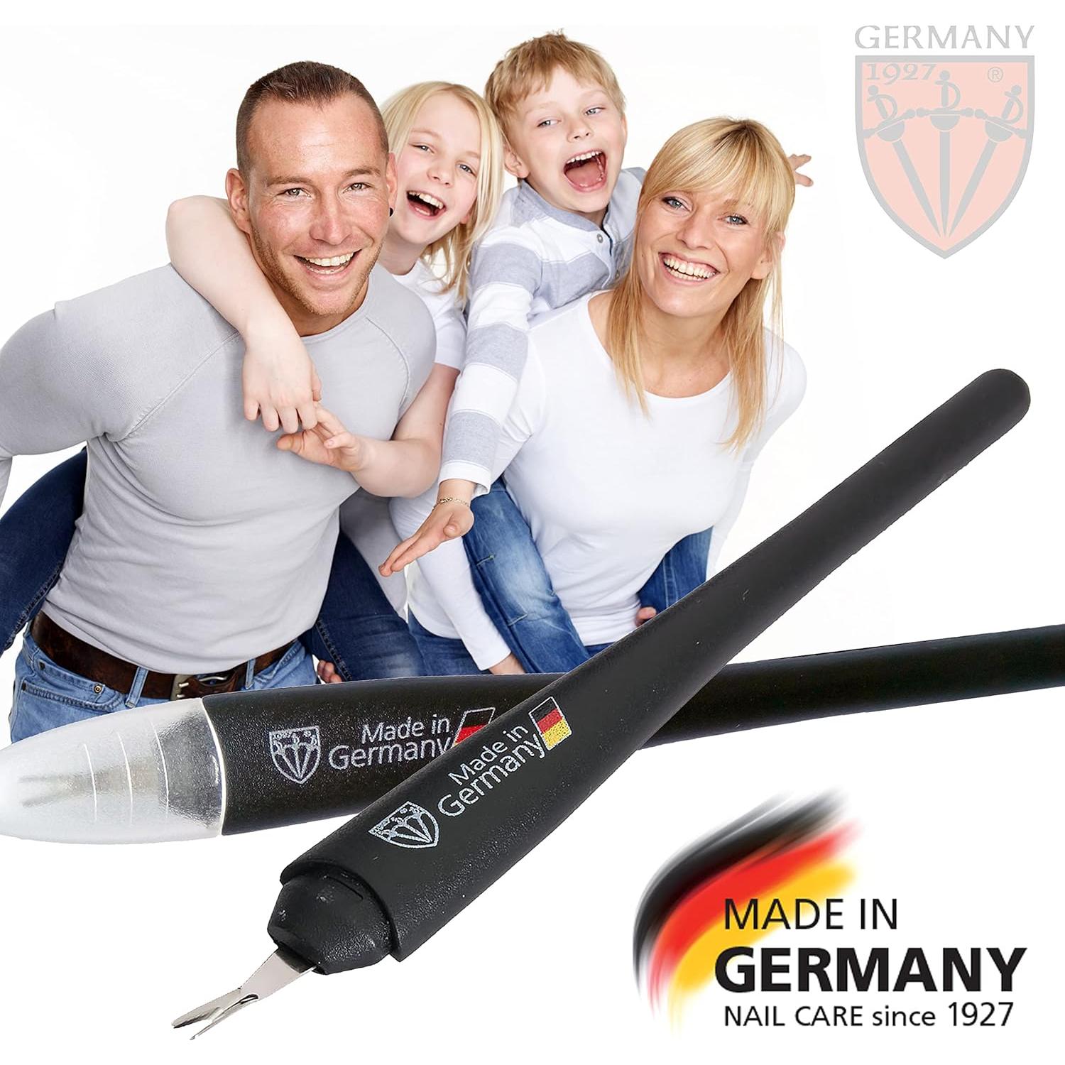 Cuchillo de Cutícula 3 Espadas Alemania - 2 Piezas Profesional