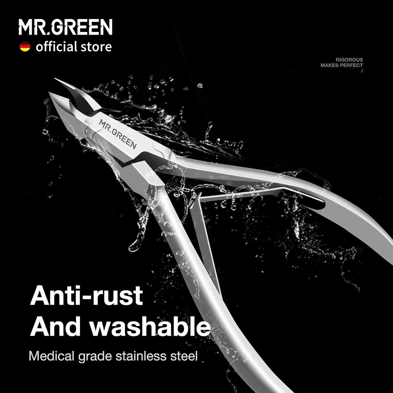 Cortadores de Cutículas MR.GREEN Acero Inoxidable 9g