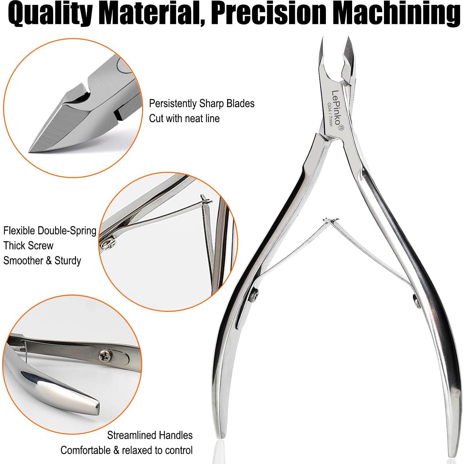 Cortador de Cutículas Profesional LePinko - Mandíbula 7mm
