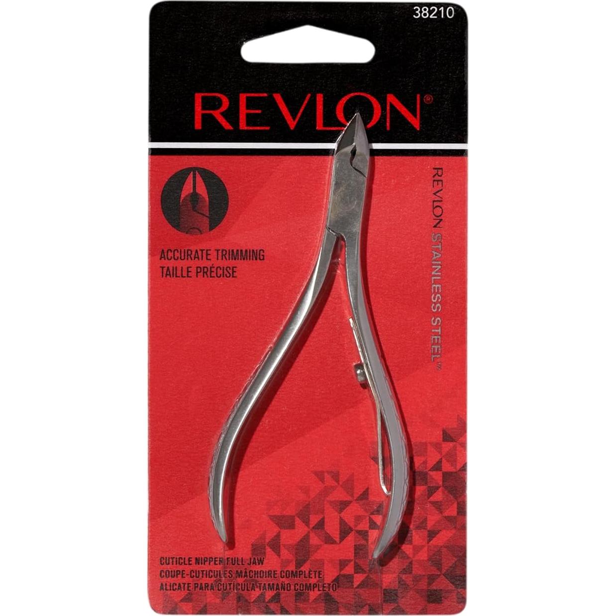 Cortador de Cutículas Revlon 9228-04, Acero Inoxidable, Precisión