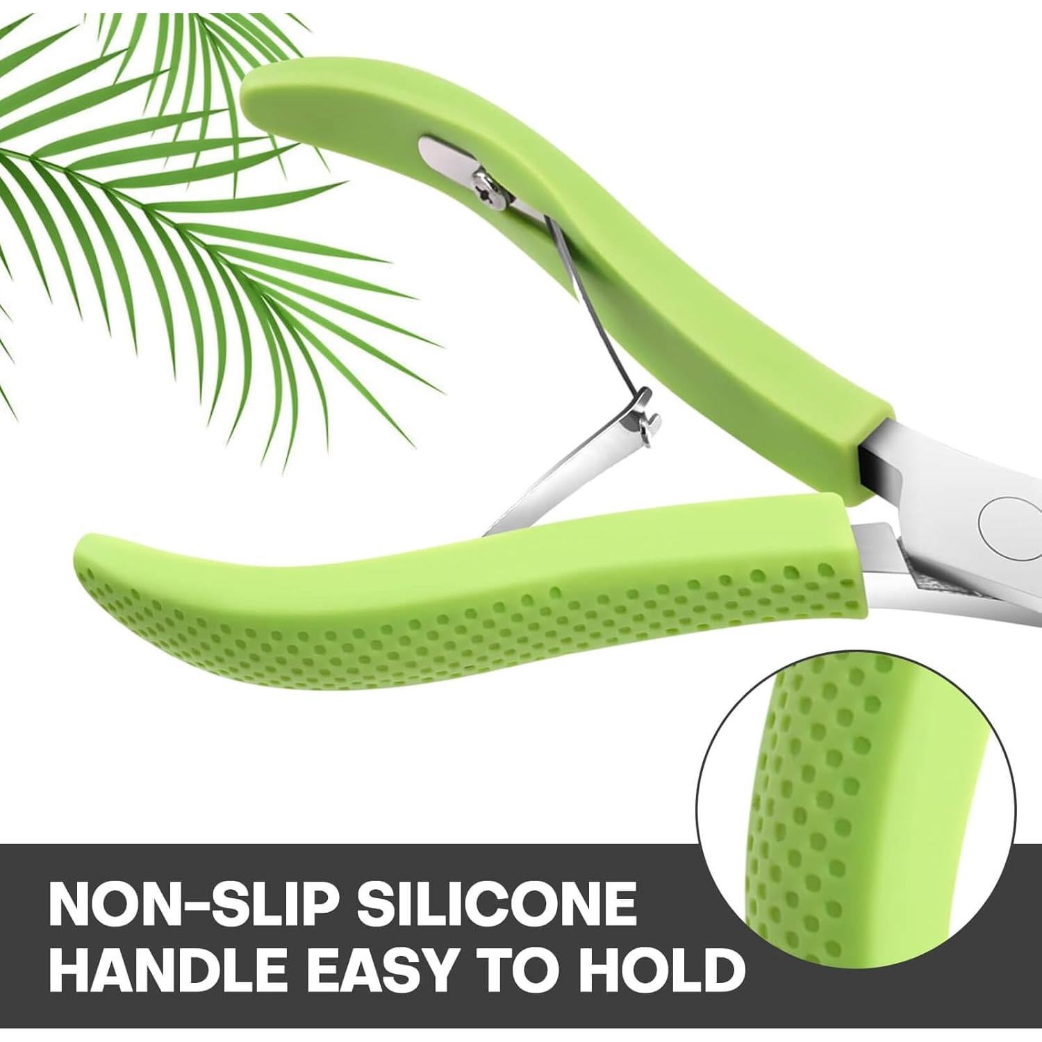 Cortador de Cutículas TEAORB Acero Inoxidable Mango Antideslizante