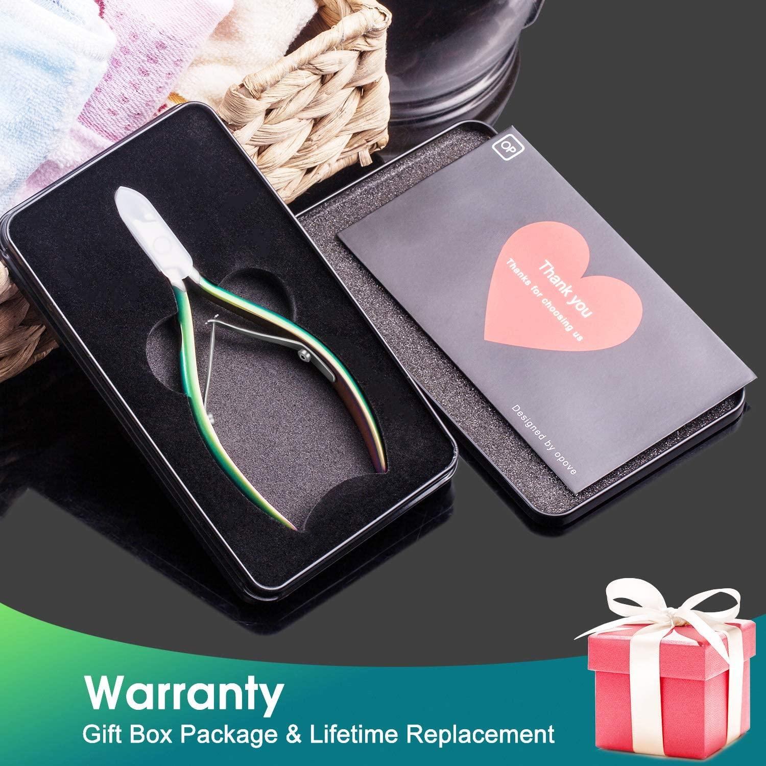 Cortador de Cutículas opove X7 Acero Inoxidable 11.94cm