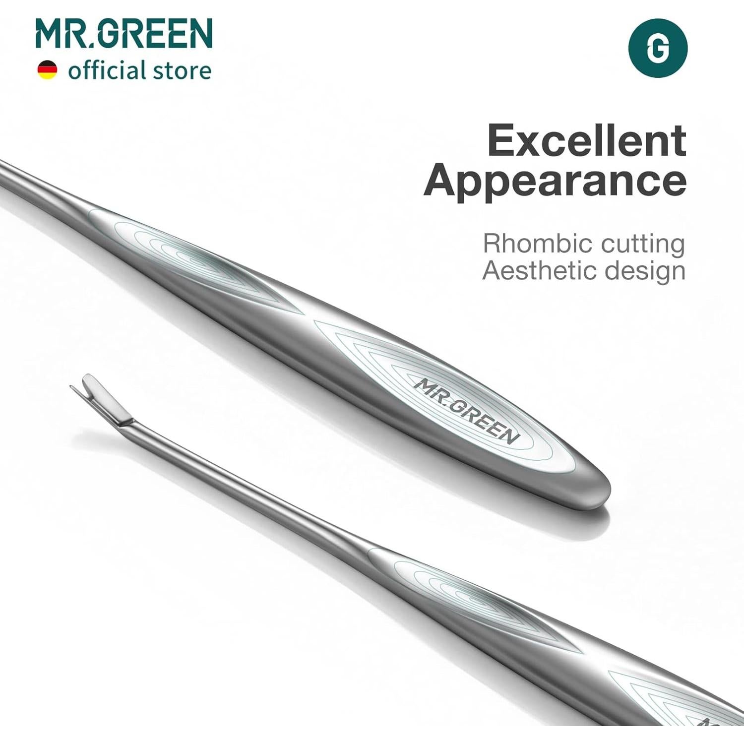 Empujador de Cutículas MR.GREEN Mr-2190 Herramienta de Manicura