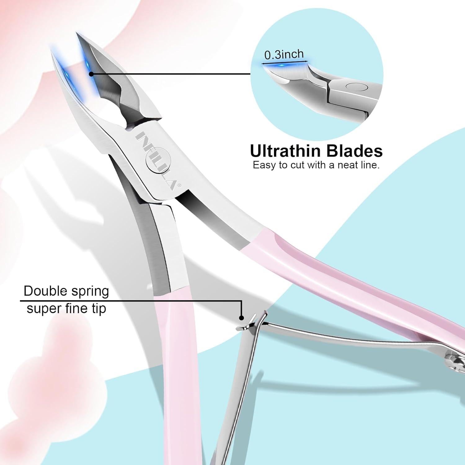 Cortador de Cutículas NXJ INFILILA Acero Inoxidable 9.5 cm