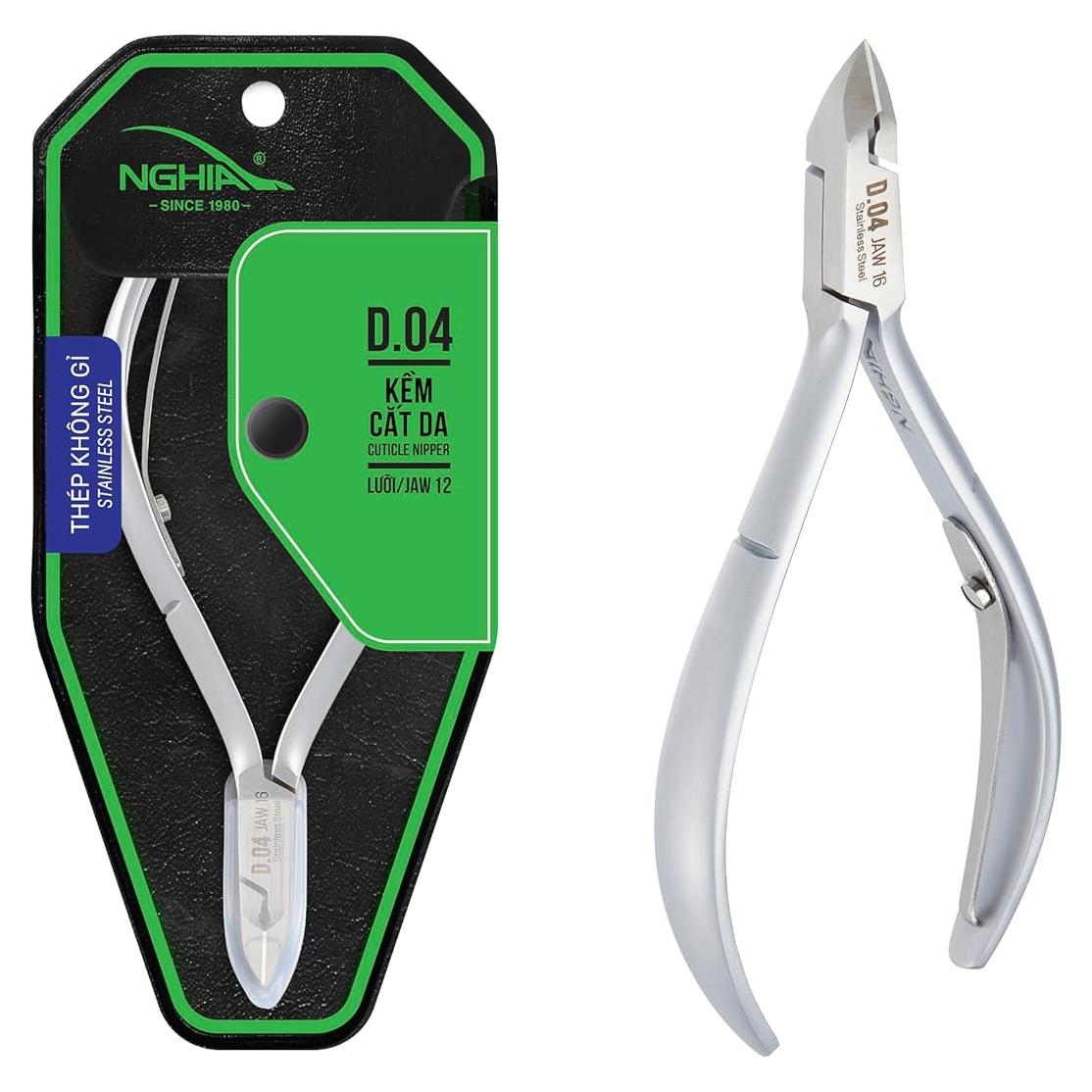 Cortador de Cutículas NGHIA D-04 Mandíbula 14 Acero Inoxidable