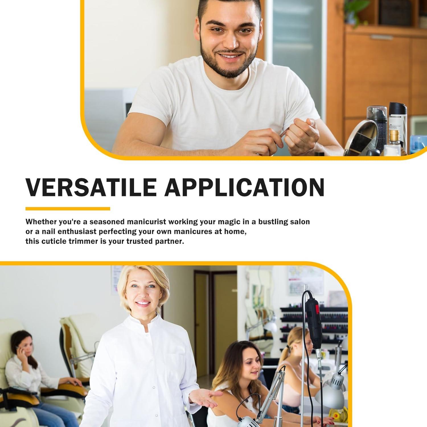 Cortador de Cutículas BEZOX Profesional 5 mm Mango Silicona