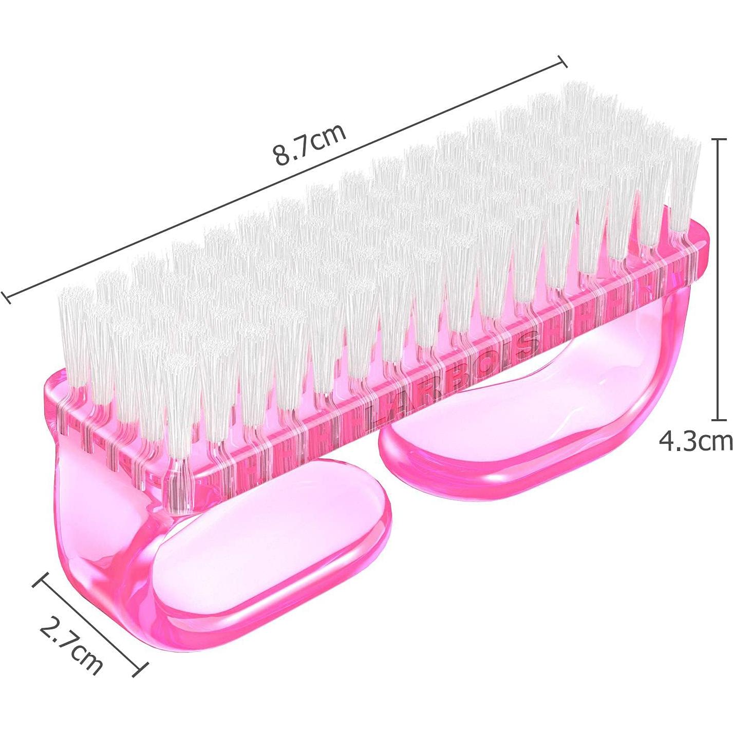 Kit de Cepillos de Uñas Larbois con Mango - 4 Piezas