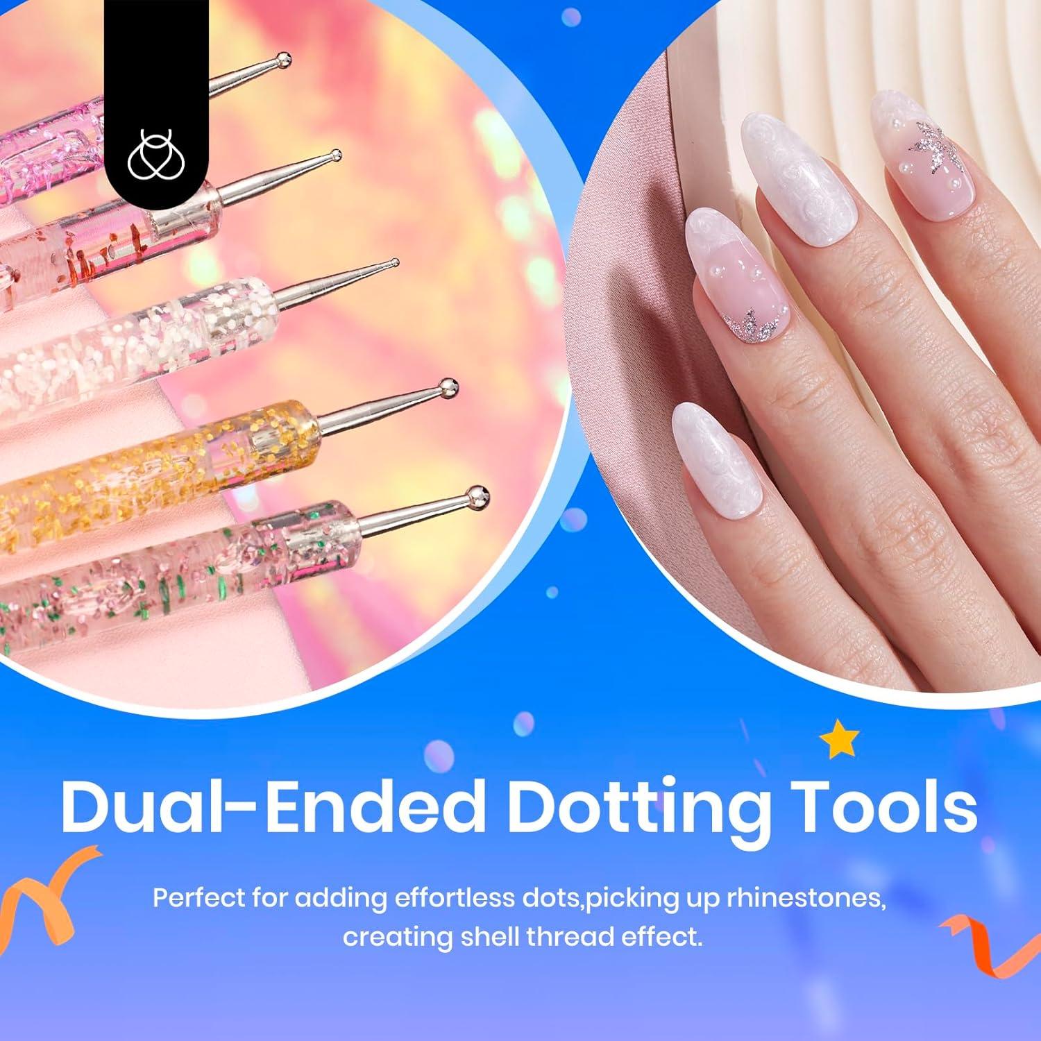 Set de Pinceles de Arte de Uñas Beetles 31pcs con Soporte