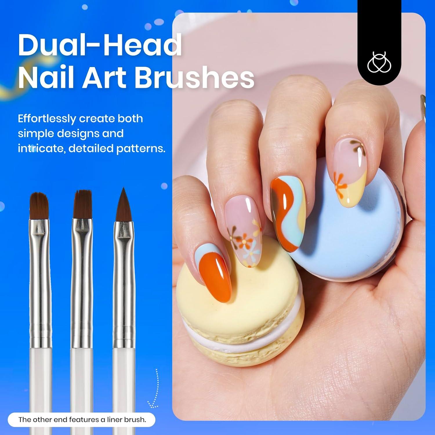 Set de Pinceles de Arte de Uñas Beetles 31pcs con Soporte