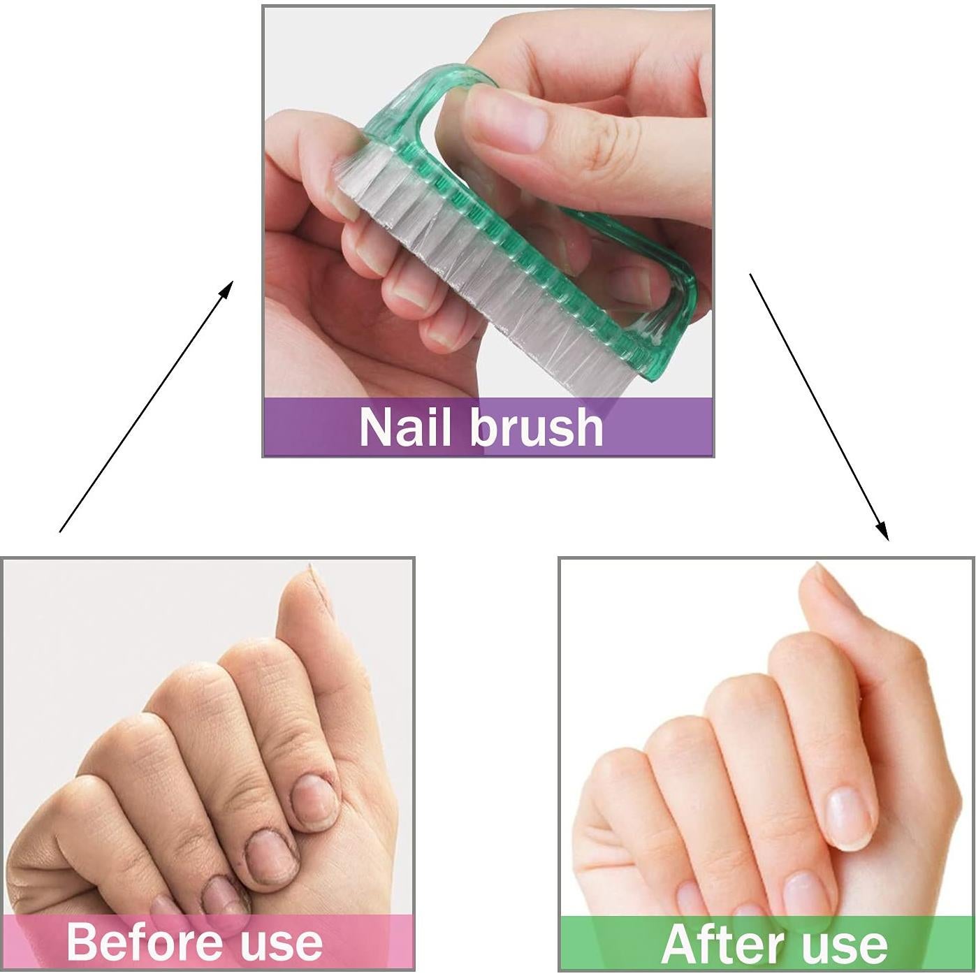 Kit de Cepillos de Uñas Multicolor MODENGKONGJIAN 5 Piezas