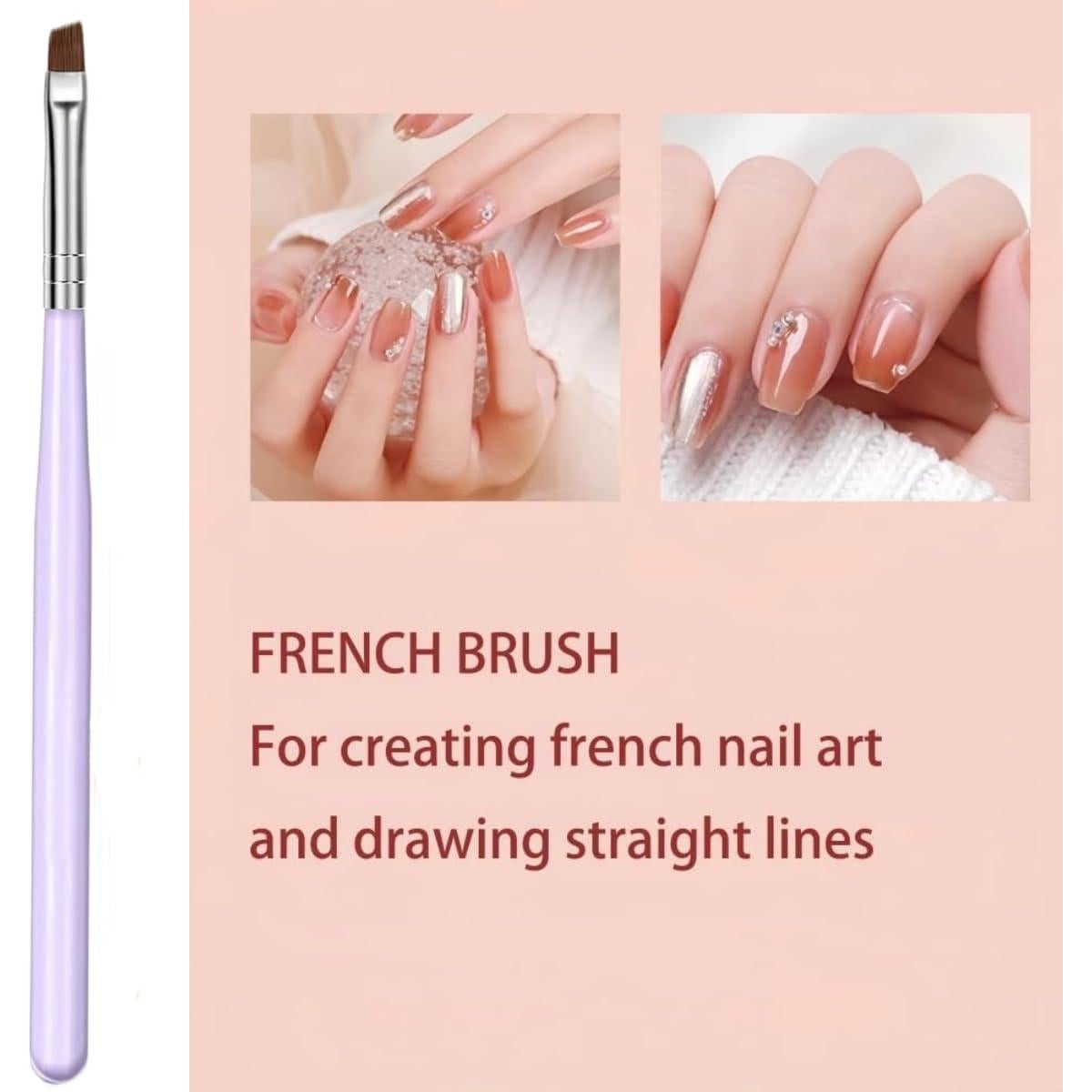 Juego de 6 Pinceles para Arte de Uñas Faiteary - Diseño Profesional