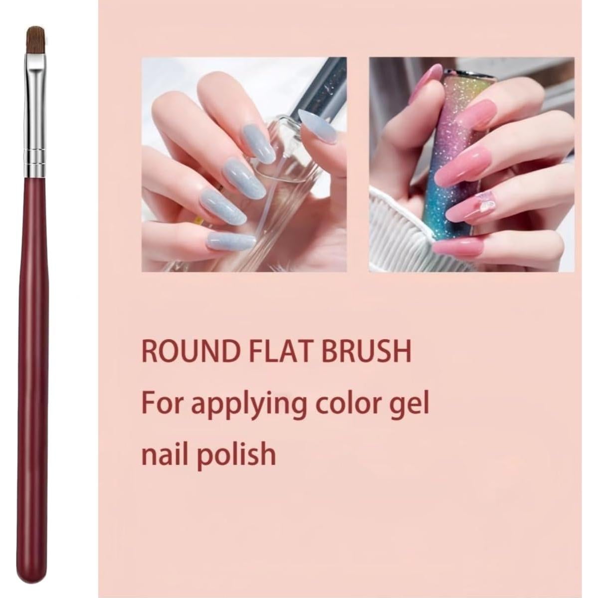 Juego de 6 Pinceles para Arte de Uñas Faiteary - Diseño Profesional