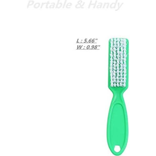 6 Cepillos de Uñas con Mango Agarre SQULIGT - Colores Variados